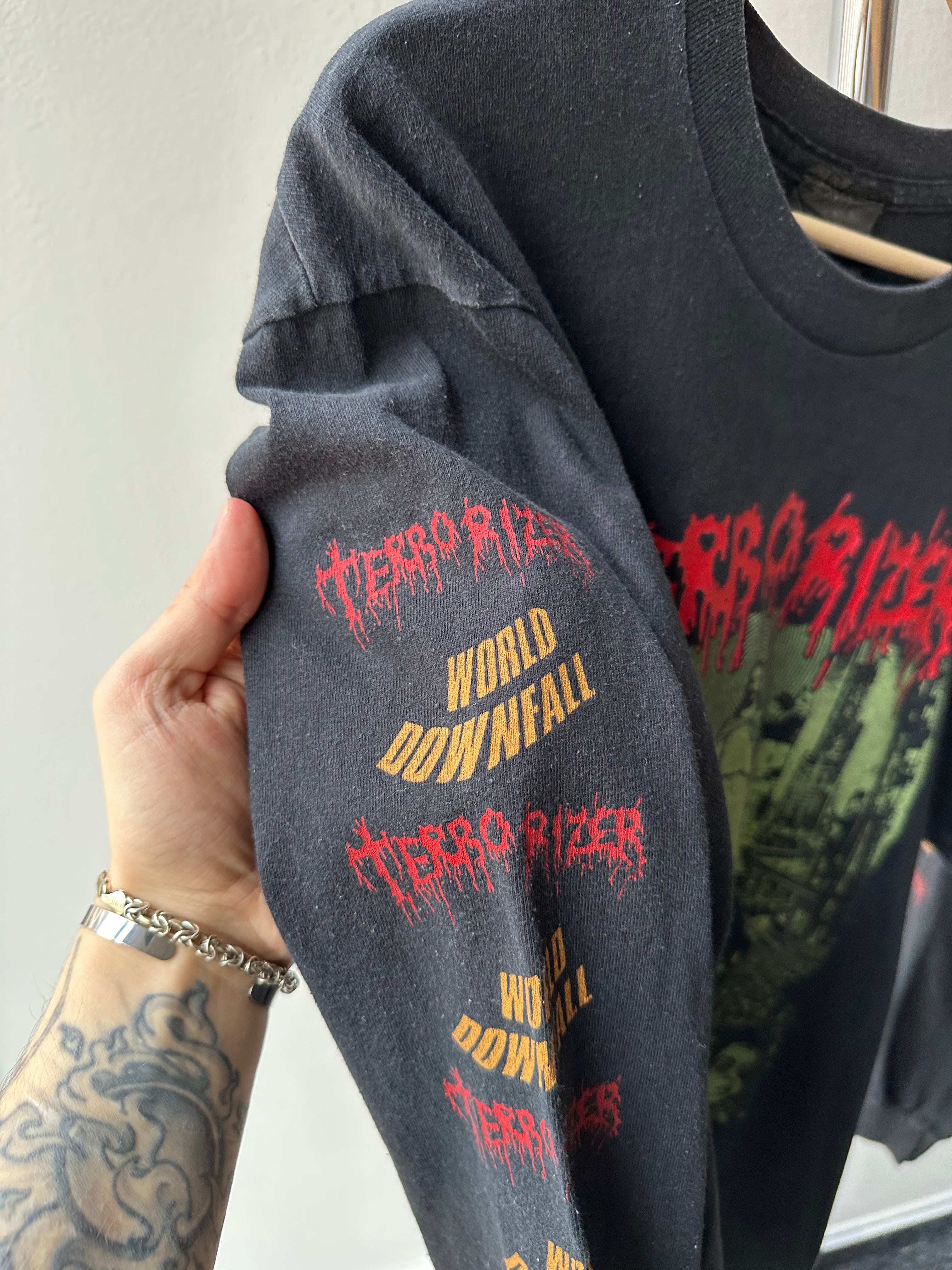 Vintage Terrorizer “World Downfall” 1990 T-shirt - size XL