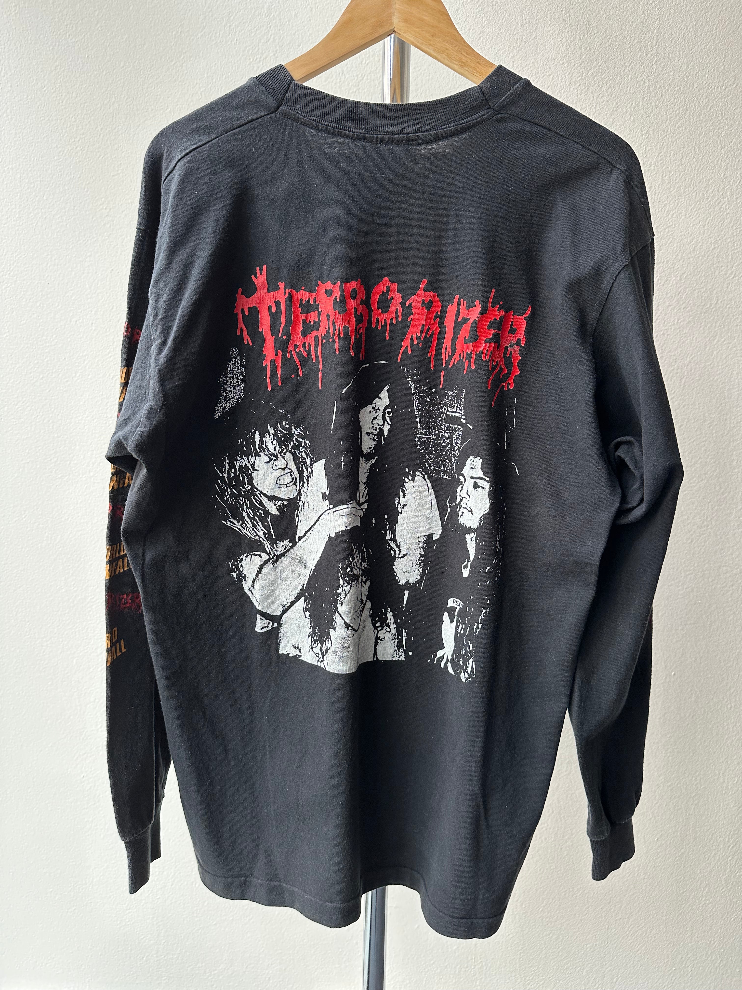 Vintage Terrorizer “World Downfall” 1990 T-shirt - size XL