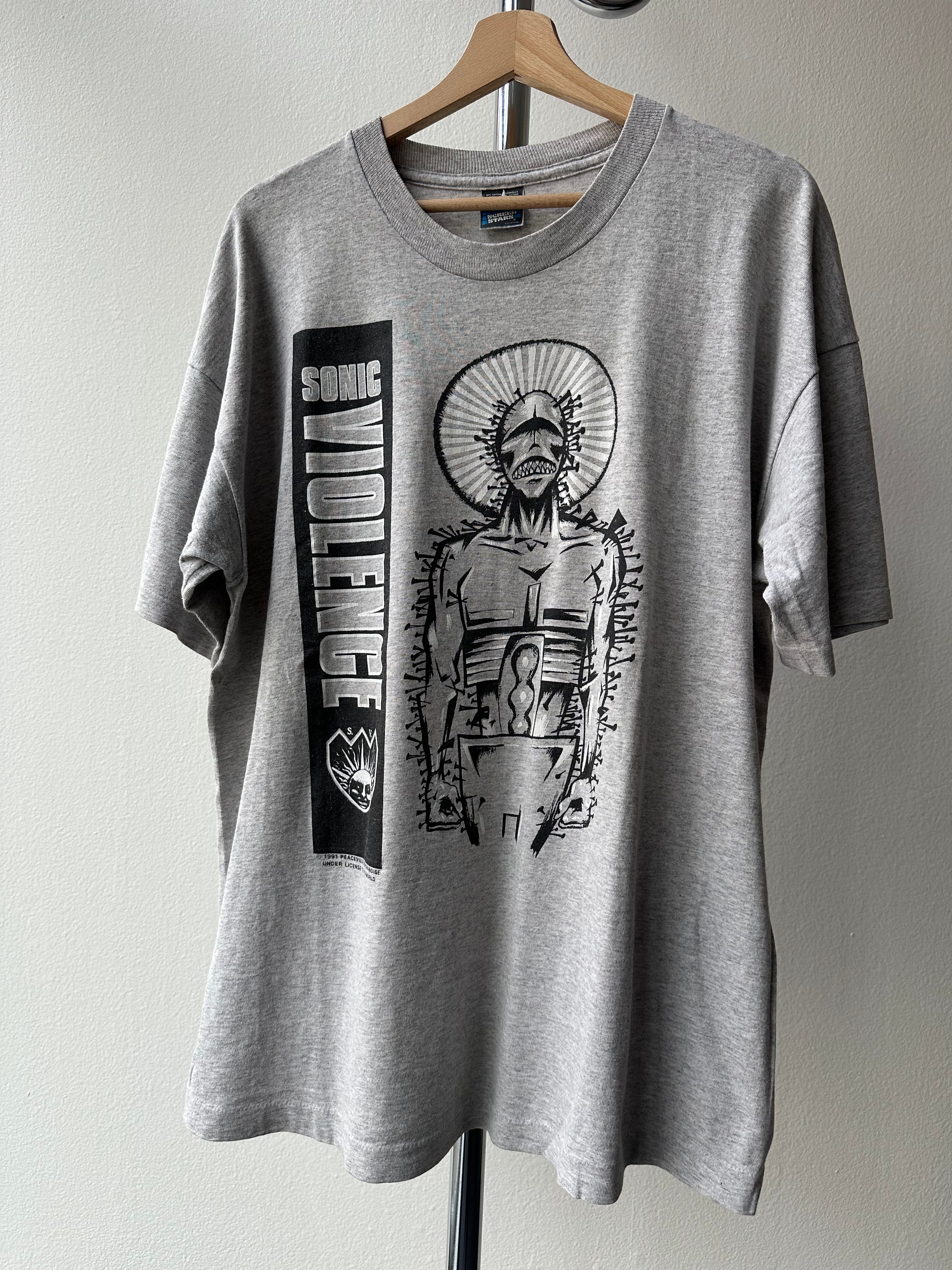 Vintage Sonic Violence “Transfixion” 1991 T-shirt - size XL