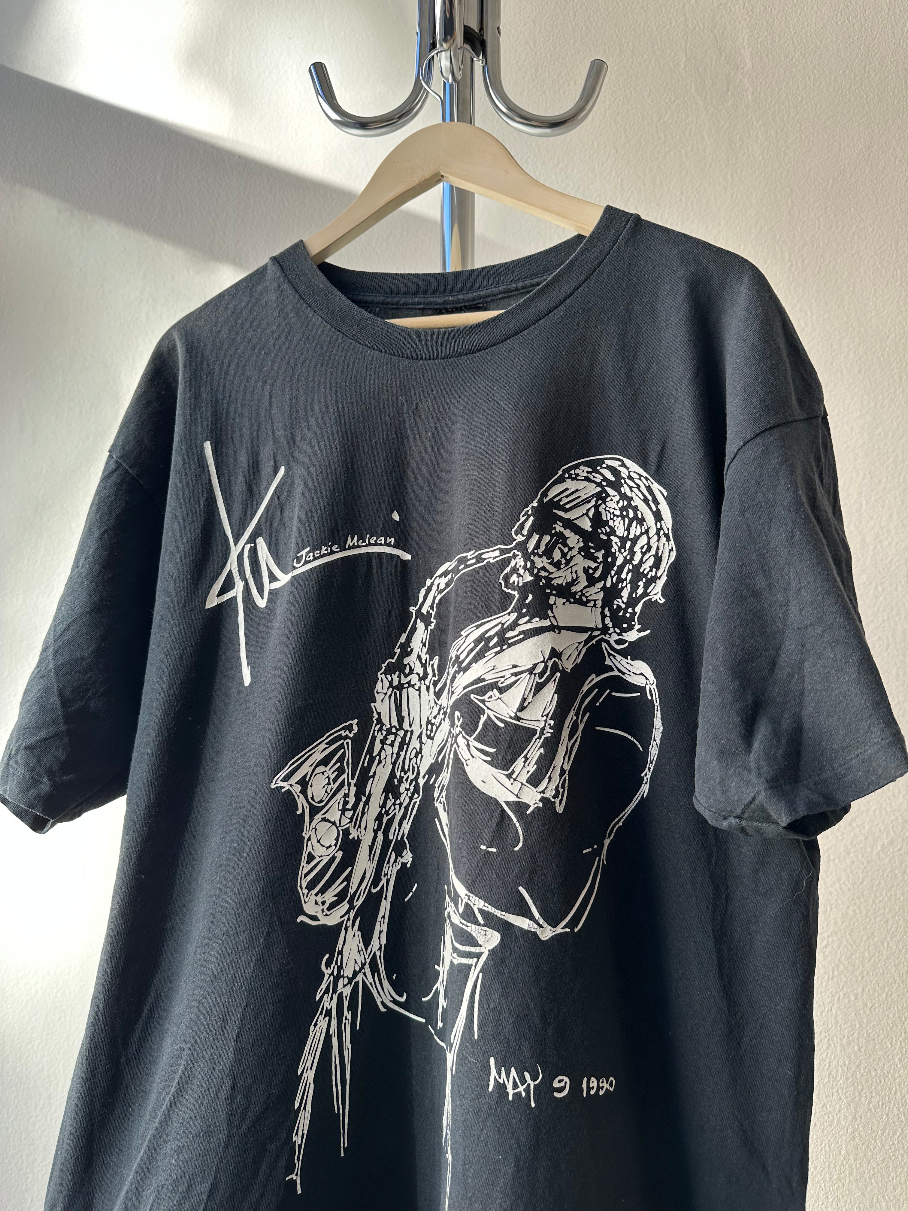 Vintage Jackie Mclean 1990 Jazz T-shirt - size XL