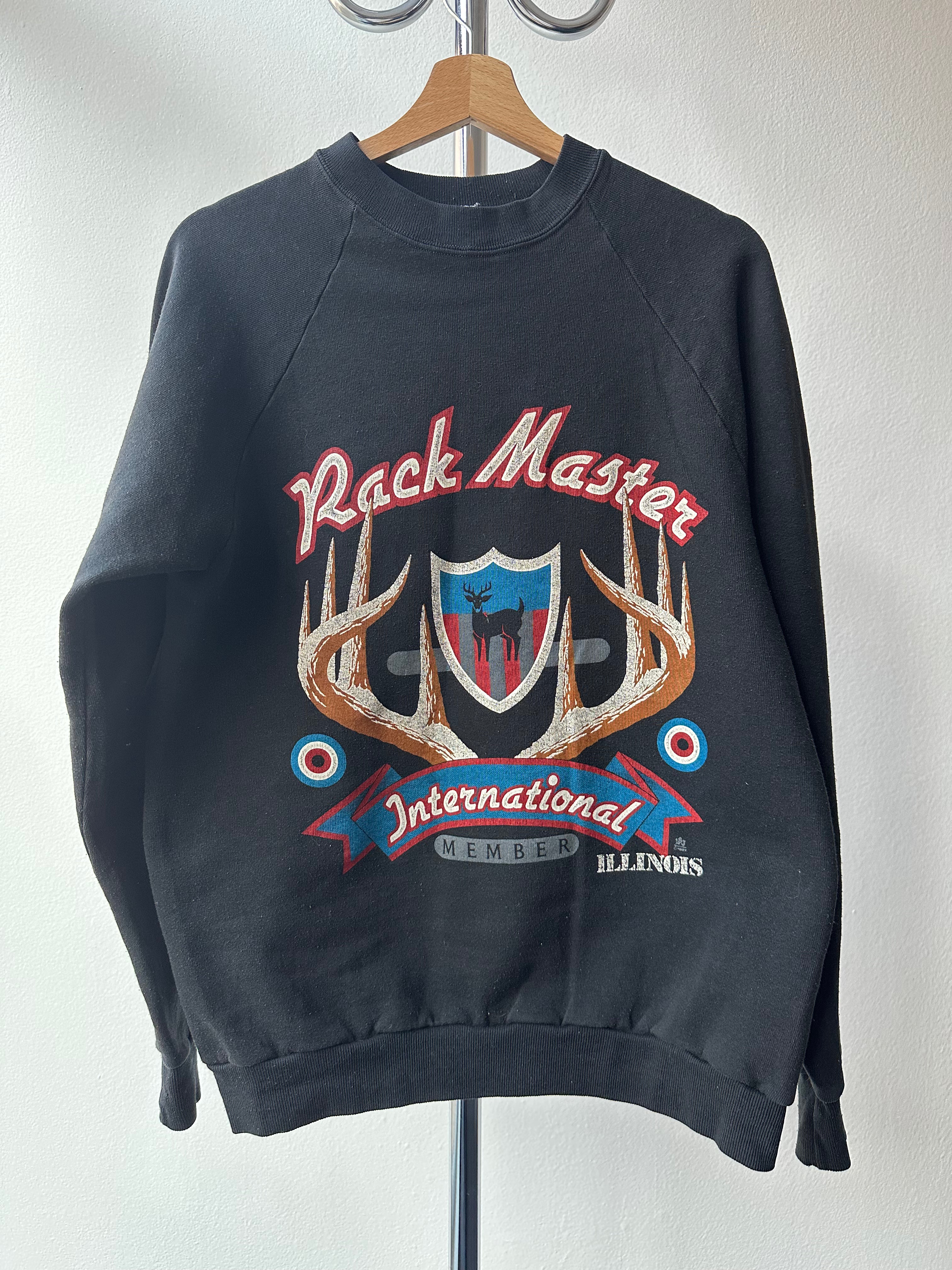 Vintage 1990s “Rack Master” Hunting Crewneck - size L