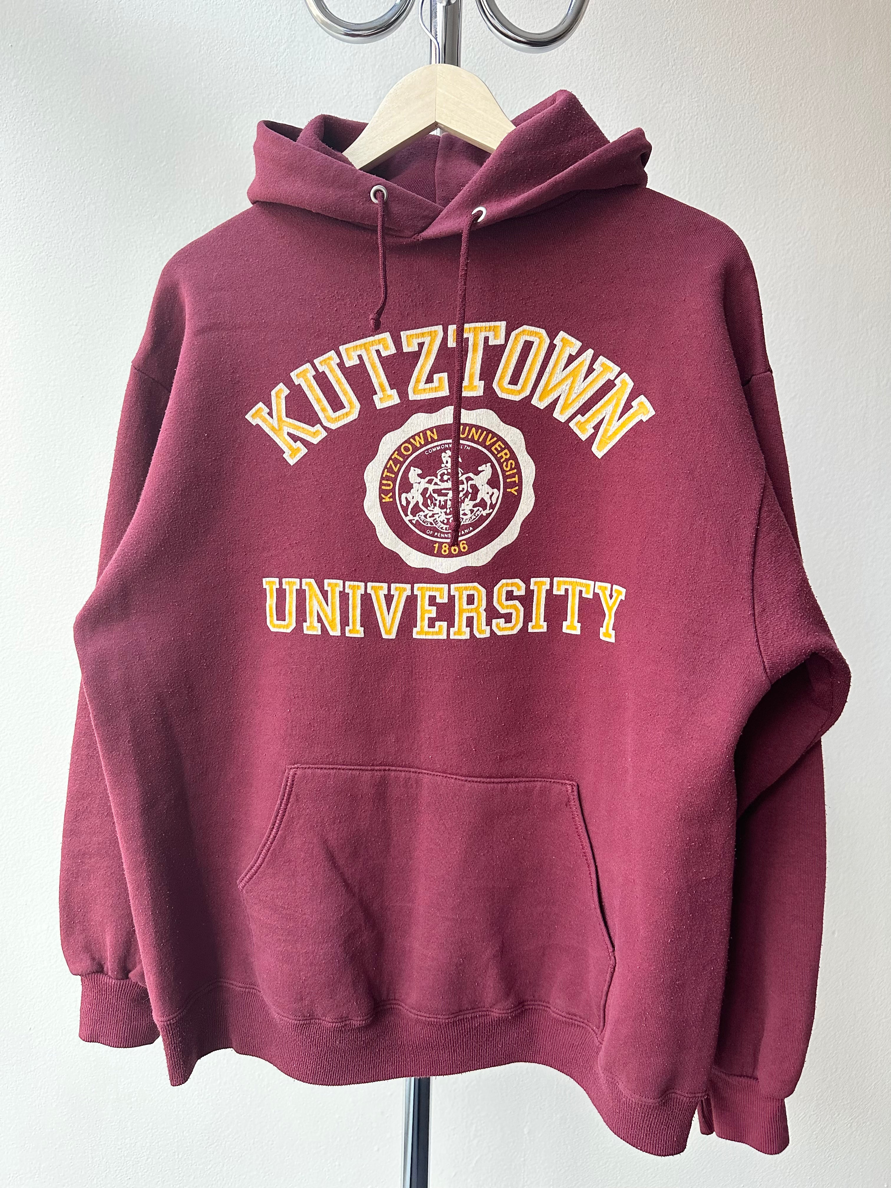 Vintage 1980s “Kutztown University” Hoodie - size XL