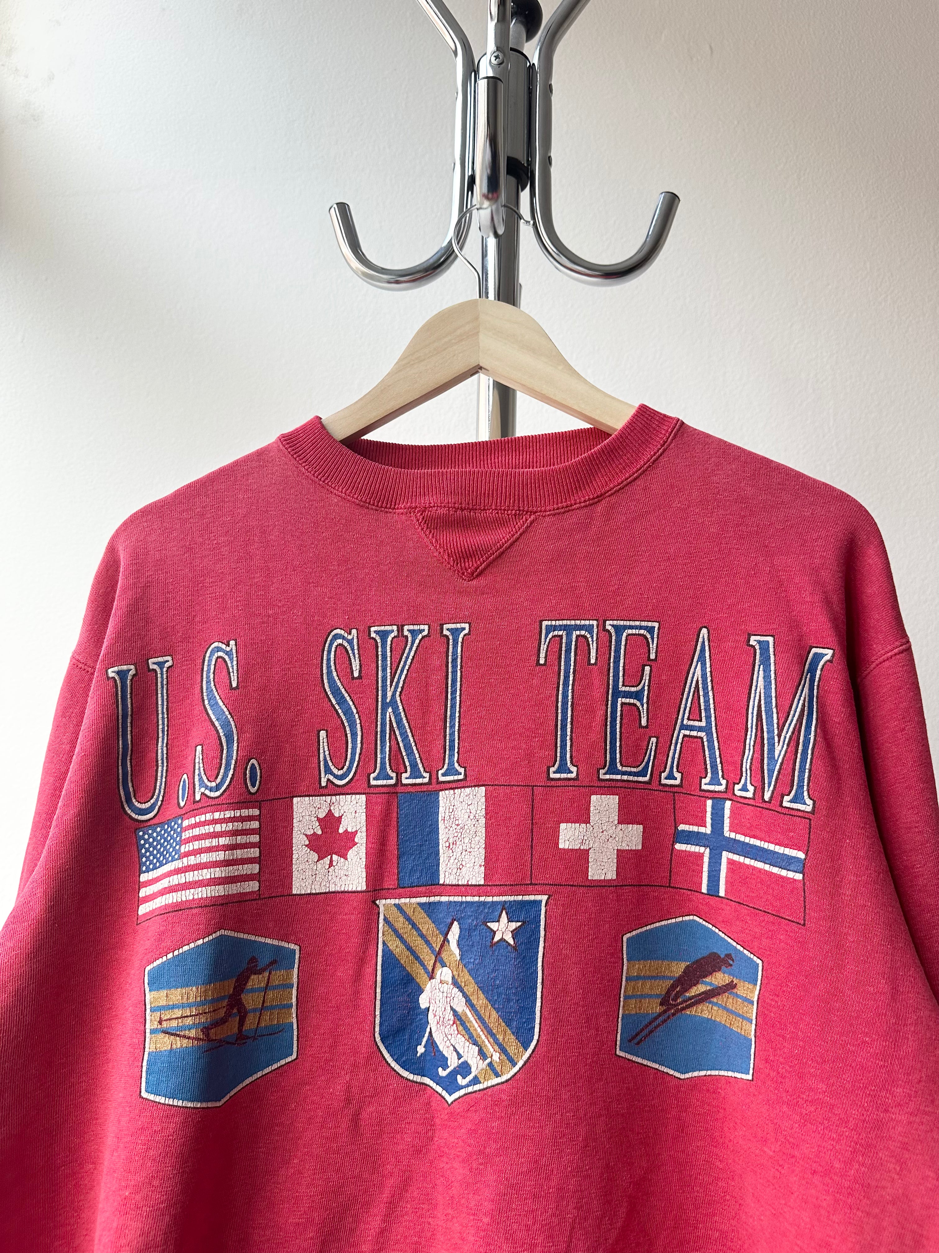 Vintage 1990s “U.S. Ski Team” Crewneck - size XL