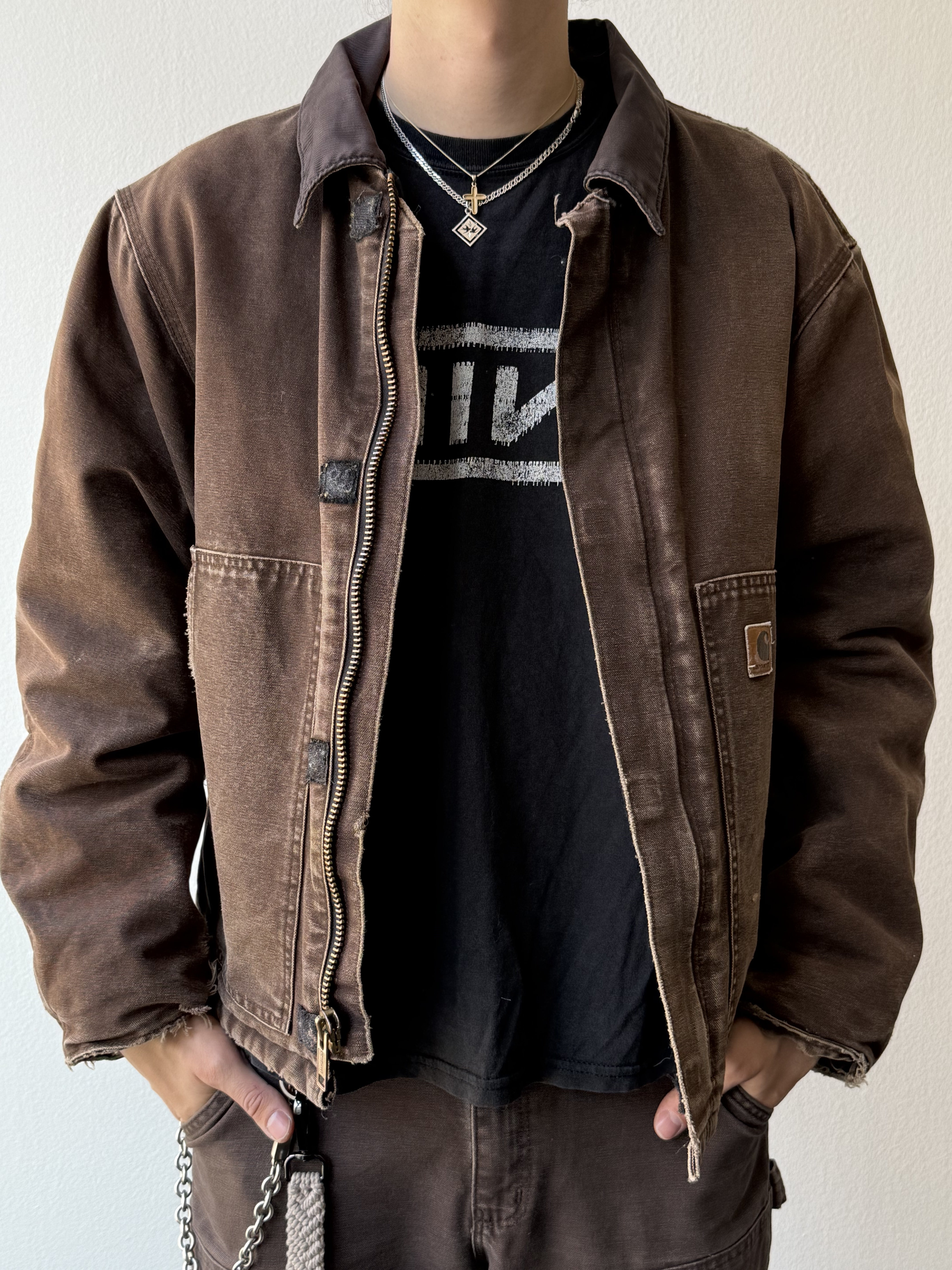 Vintage Carhartt 1990s Distressed Arctic Jacket - size L