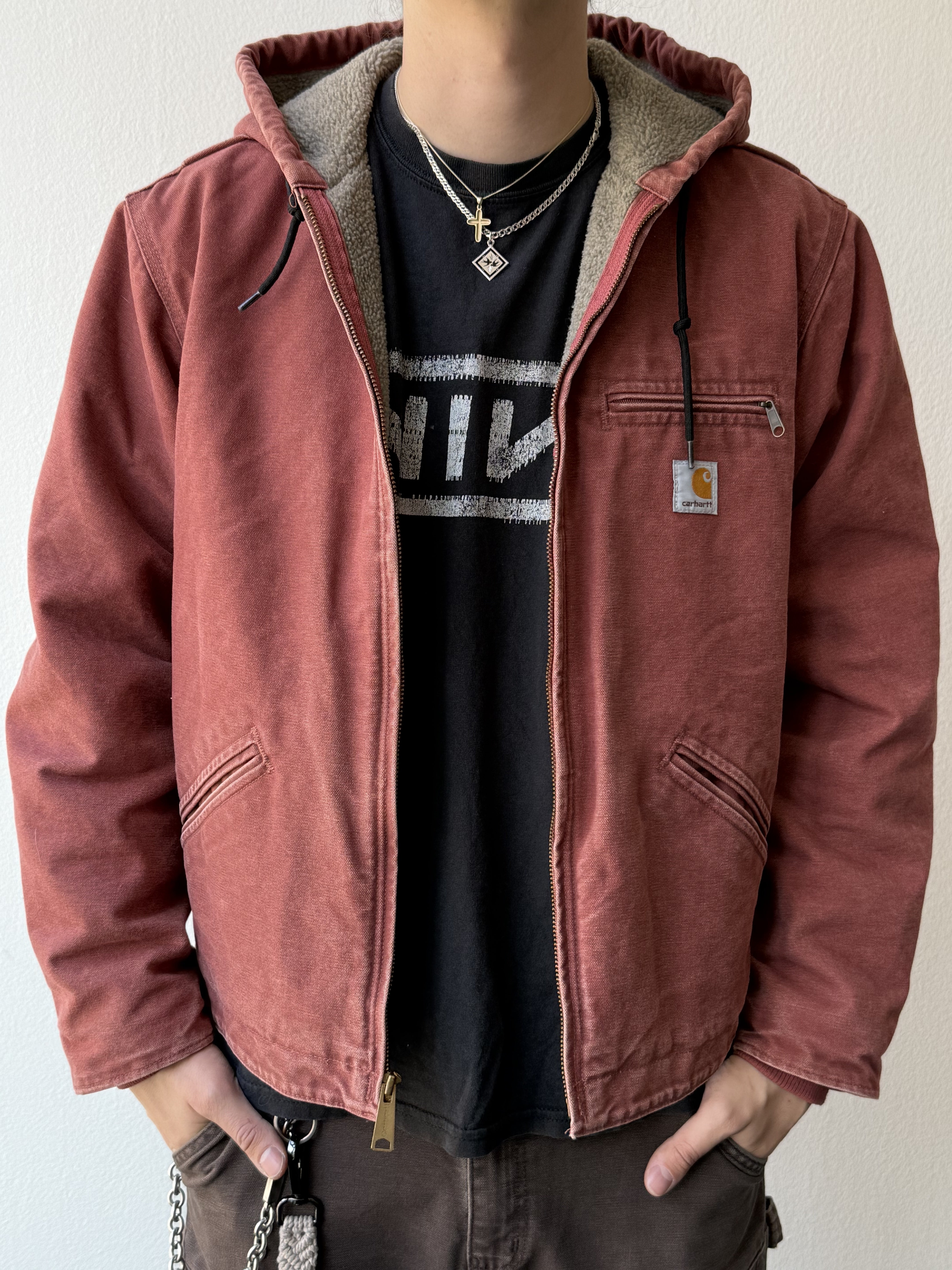 Vintage Carhartt "Salmon" Sierra Jacket - size M