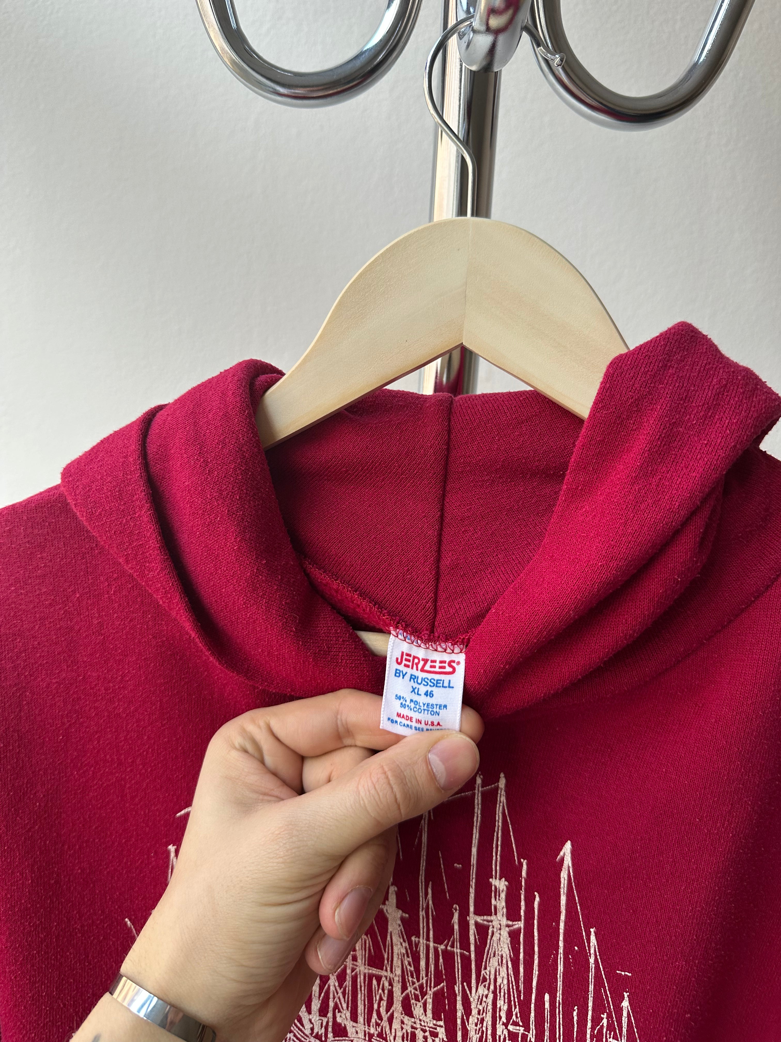Vintage 1980s “Camden Maine” Hoodie - size L/XL