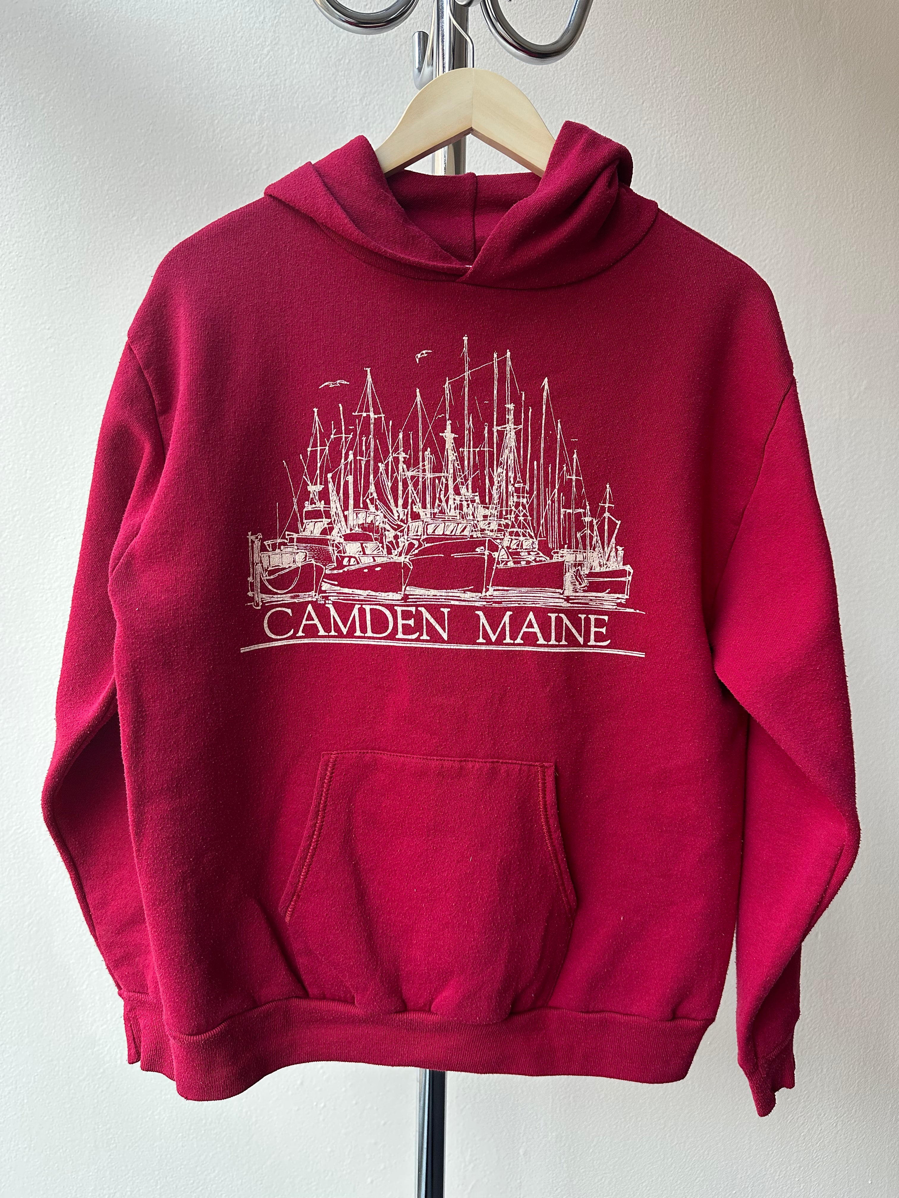 Vintage 1980s “Camden Maine” Hoodie - size L/XL