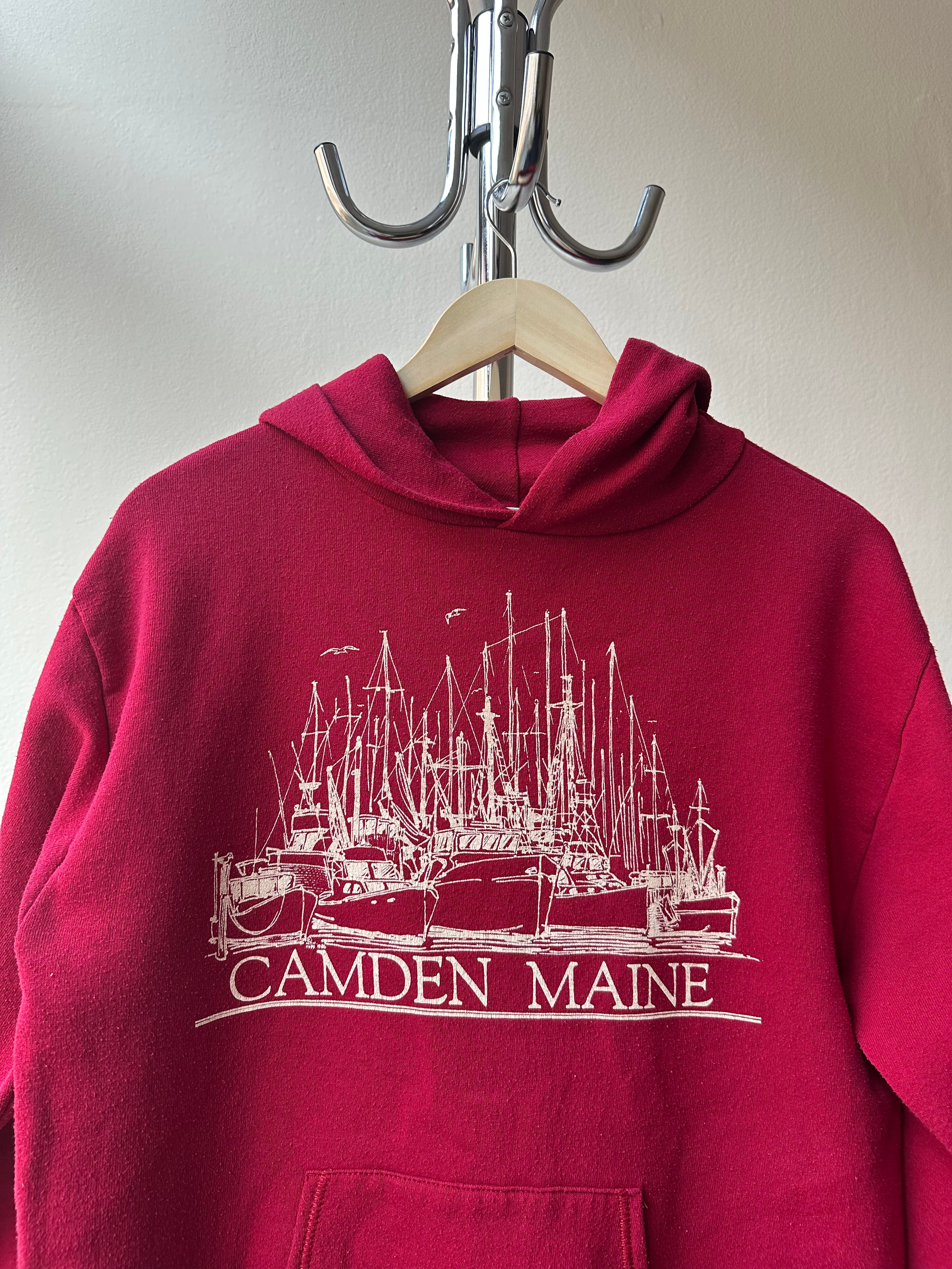Vintage 1980s “Camden Maine” Hoodie - size L/XL