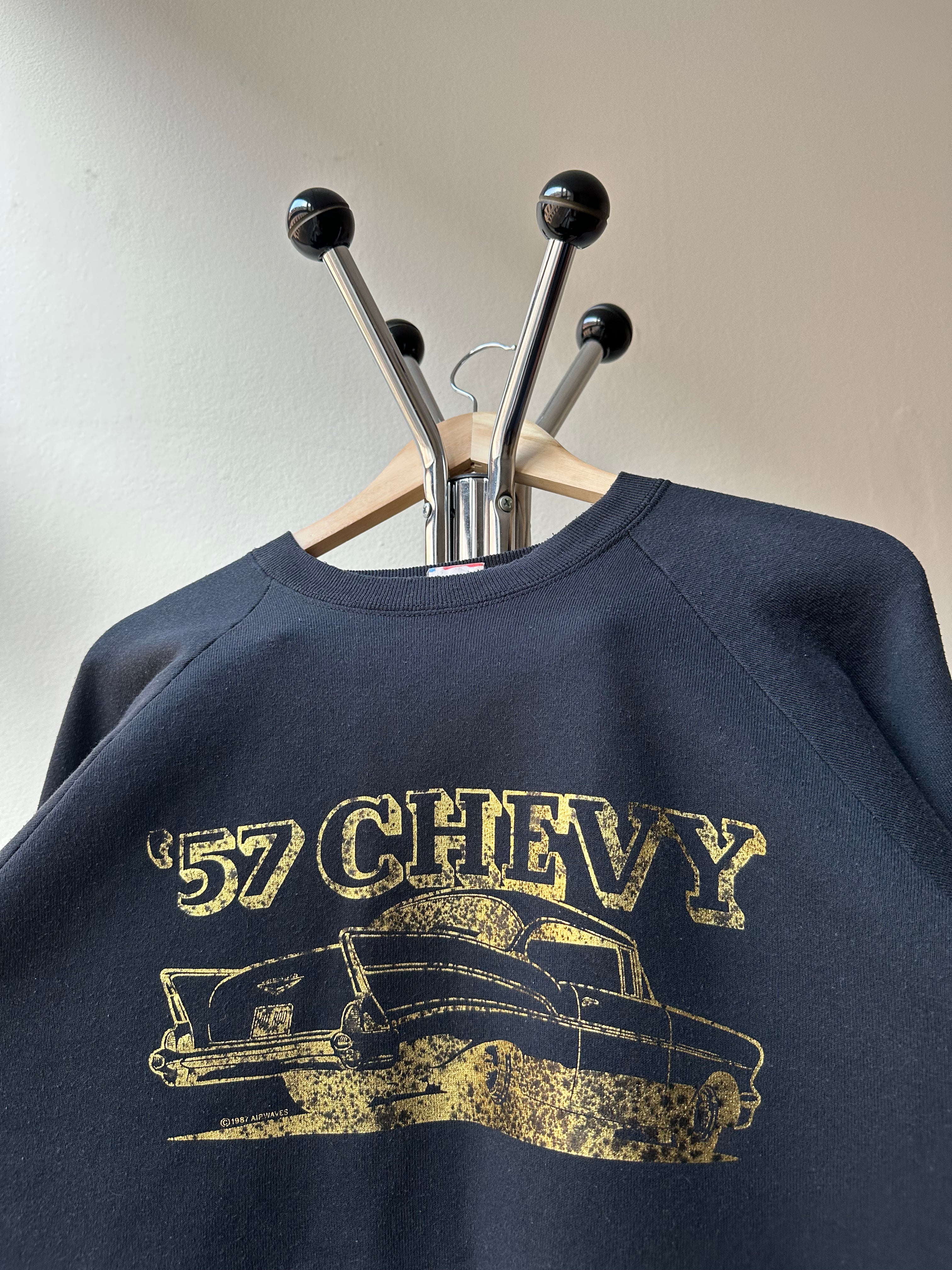 Vintage 1980s “1957 Chevrolet” Crewneck - size XXL