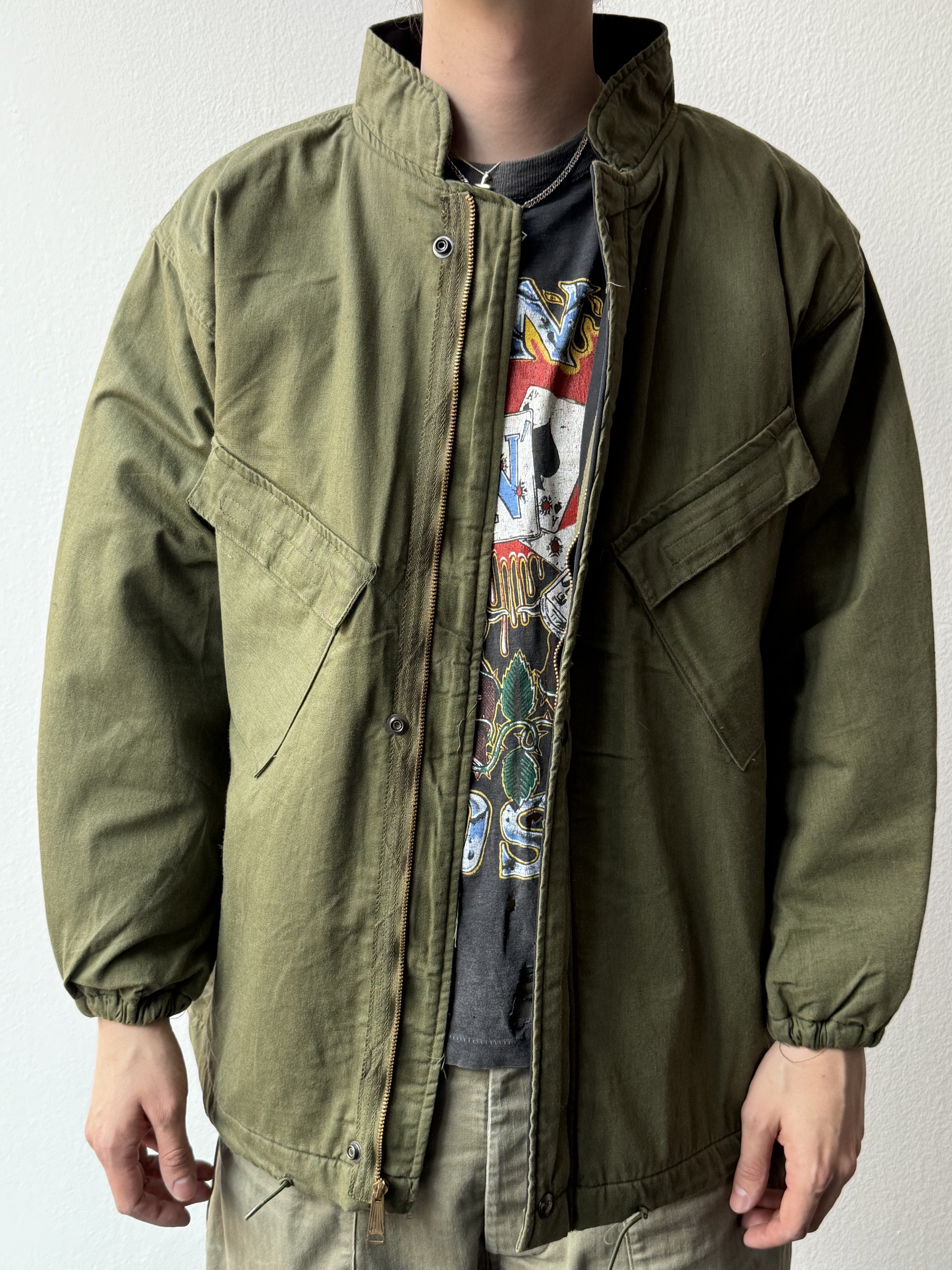 Vintage 1970s Fire & Chemical Protective Jacket - size L