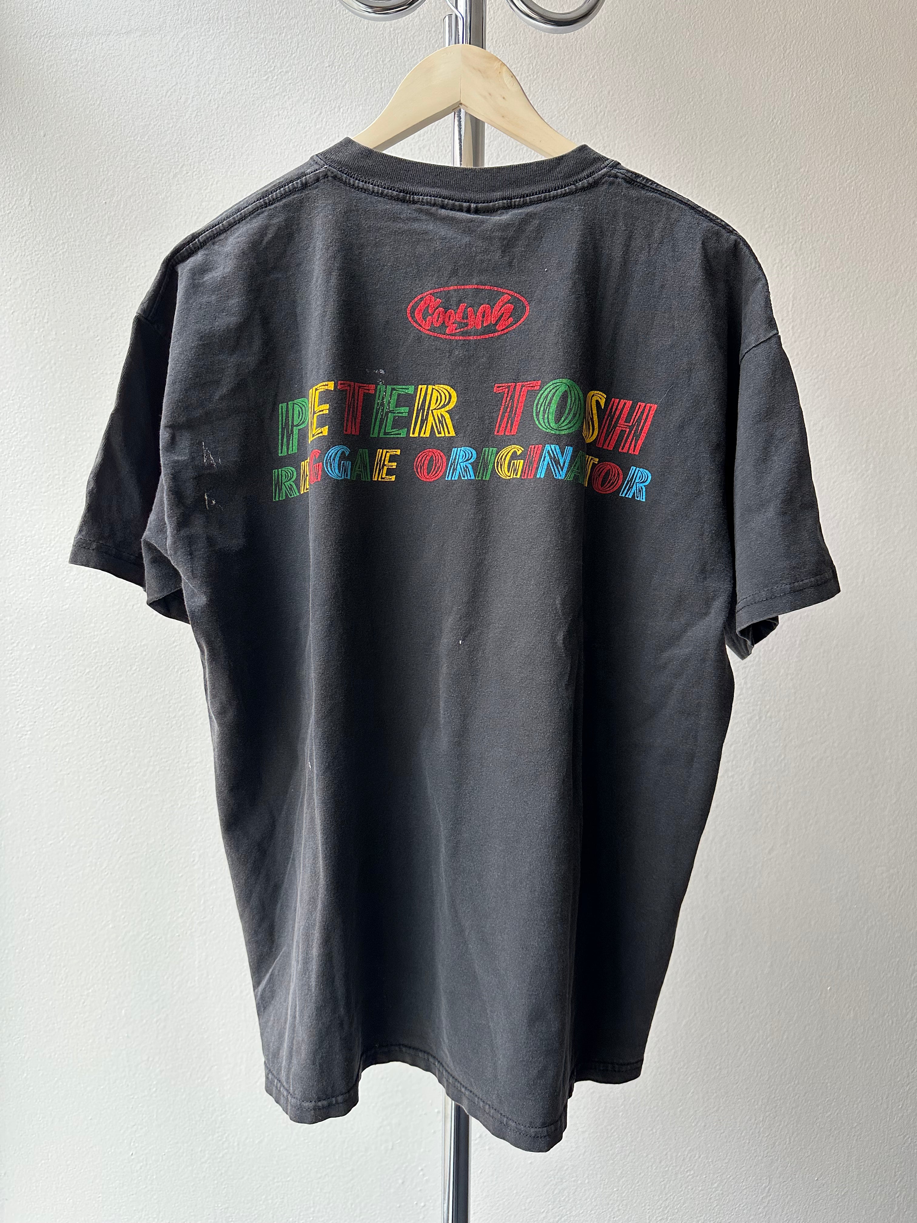 Vintage 1990s Peter Tosh “Dread & Alive” Faded T-shirt - size XL