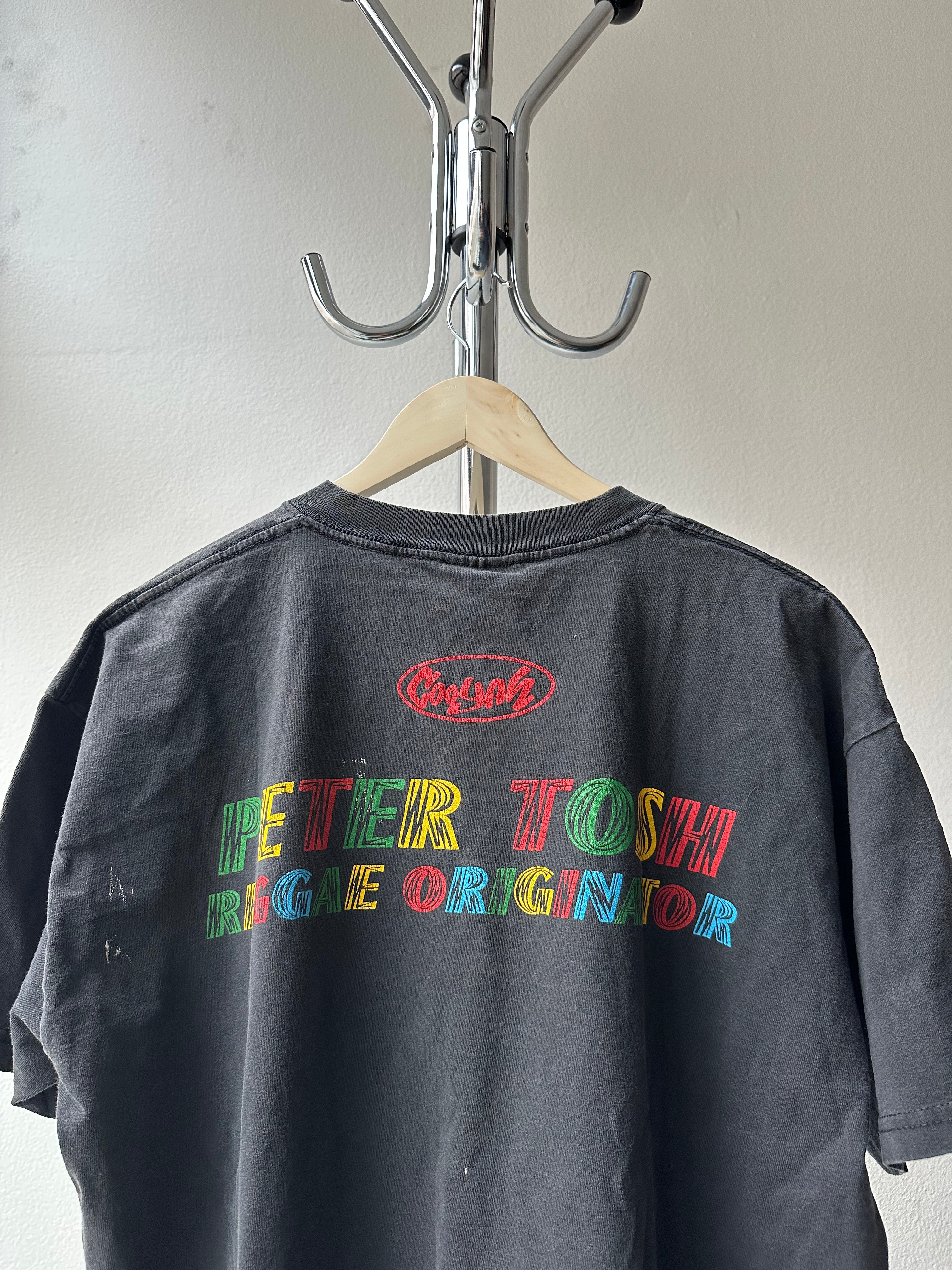 Vintage 1990s Peter Tosh “Dread & Alive” Faded T-shirt - size XL