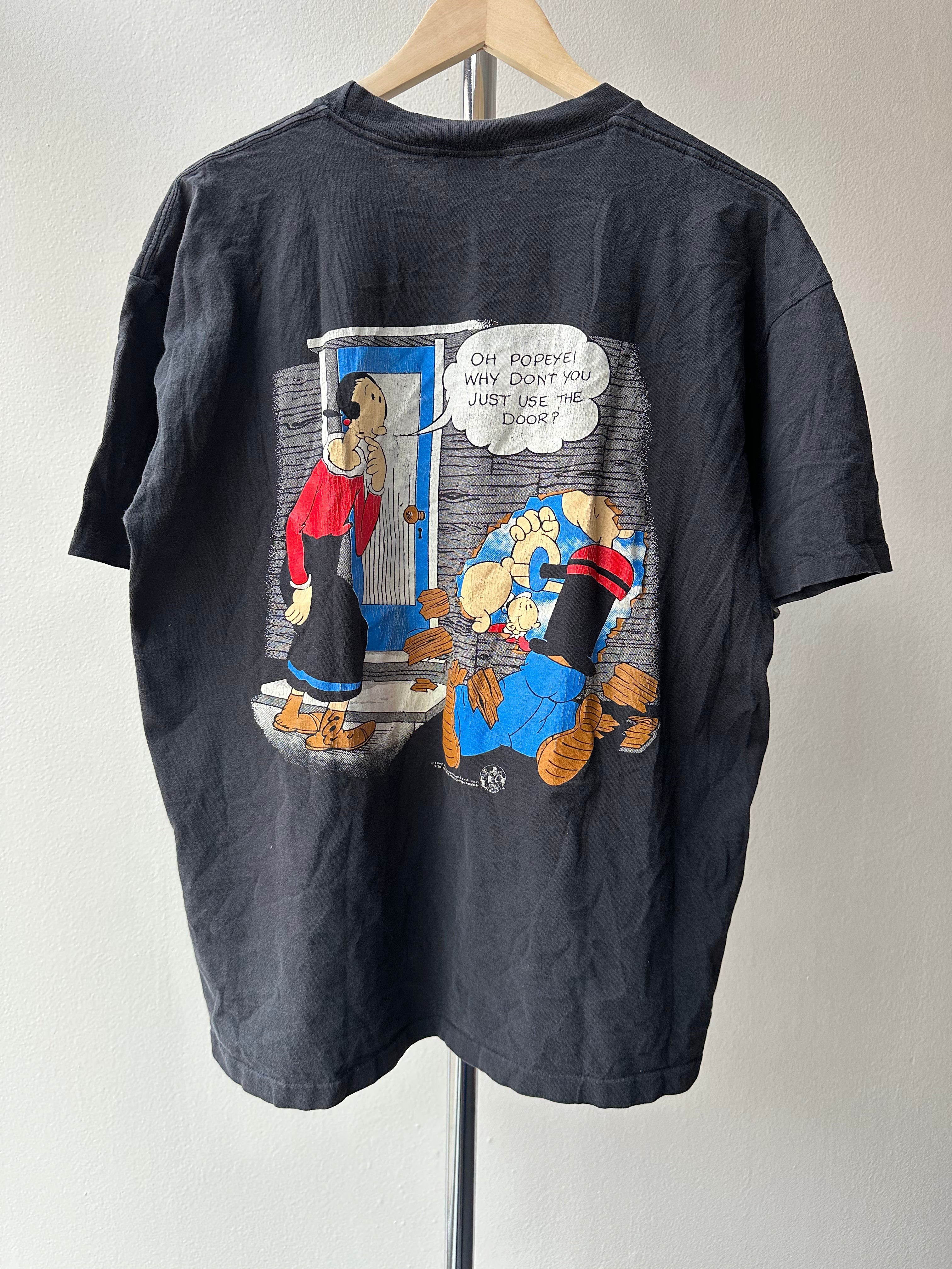 Vintage 1990s Popeye “The Sailor Man” T-shirt - size XL