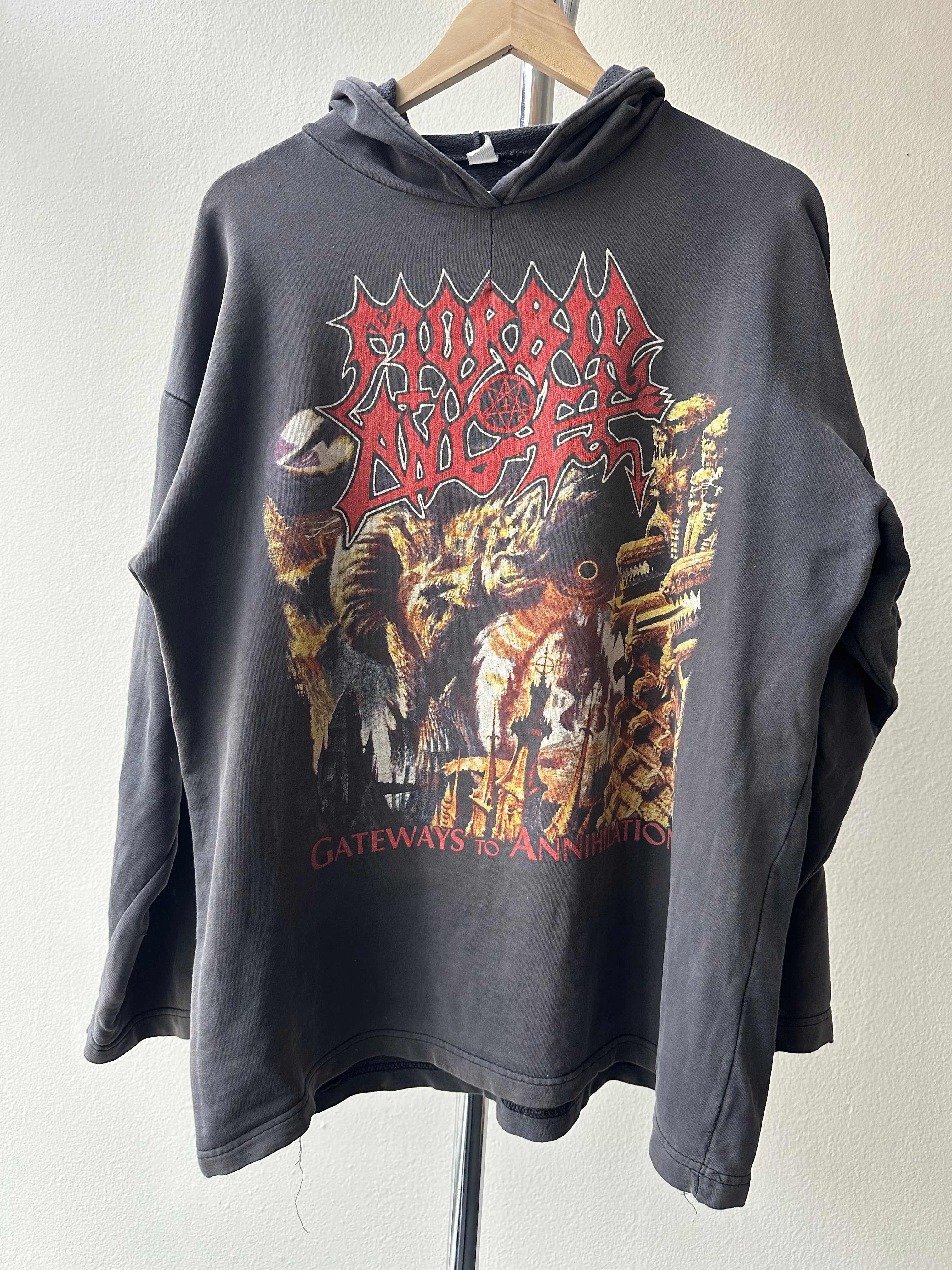 Vintage Morbid Angel “Gateway to Annihilation” 90s Hoodie - size XL