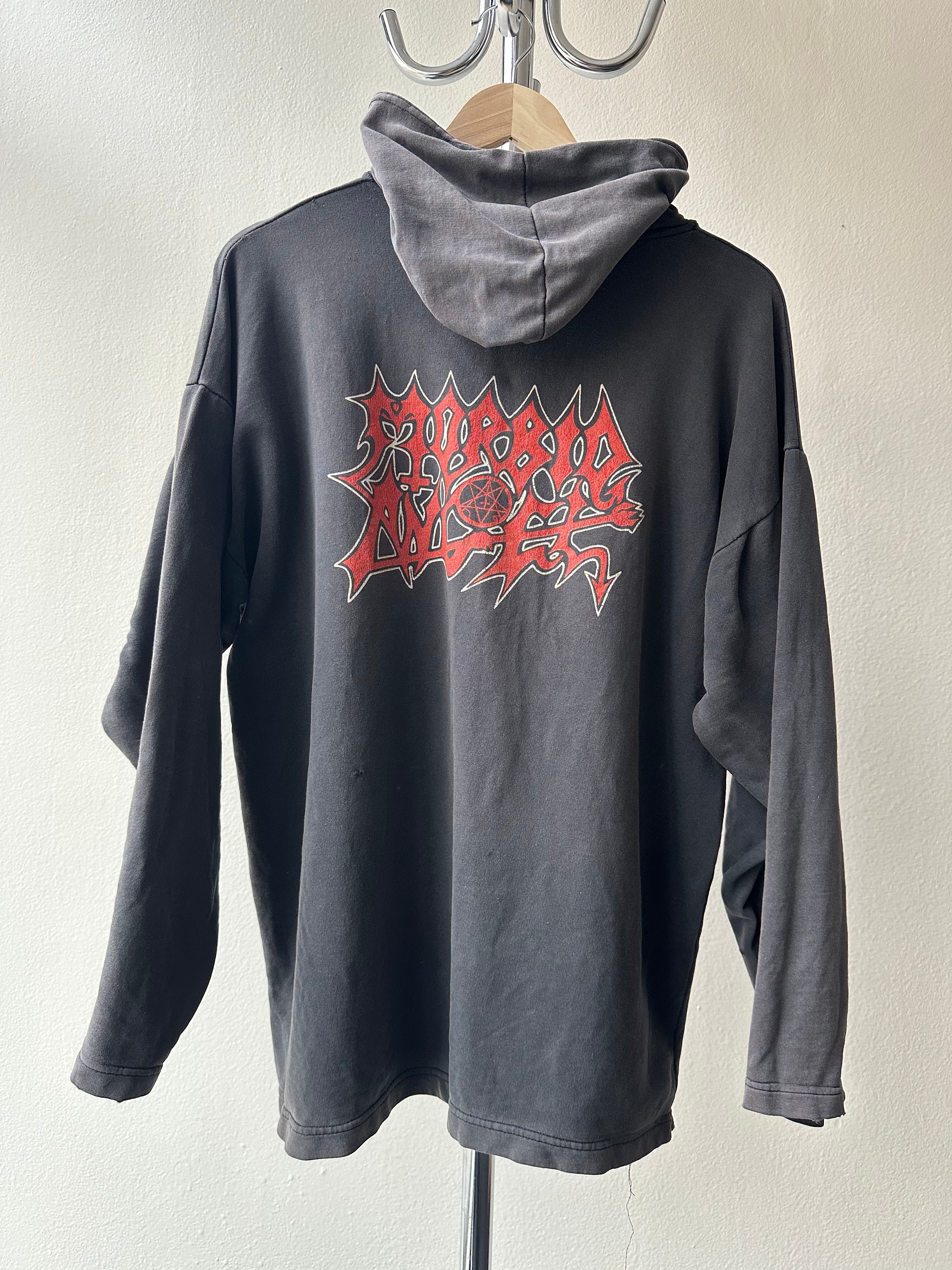 Vintage Morbid Angel “Gateway to Annihilation” 90s Hoodie - size XL