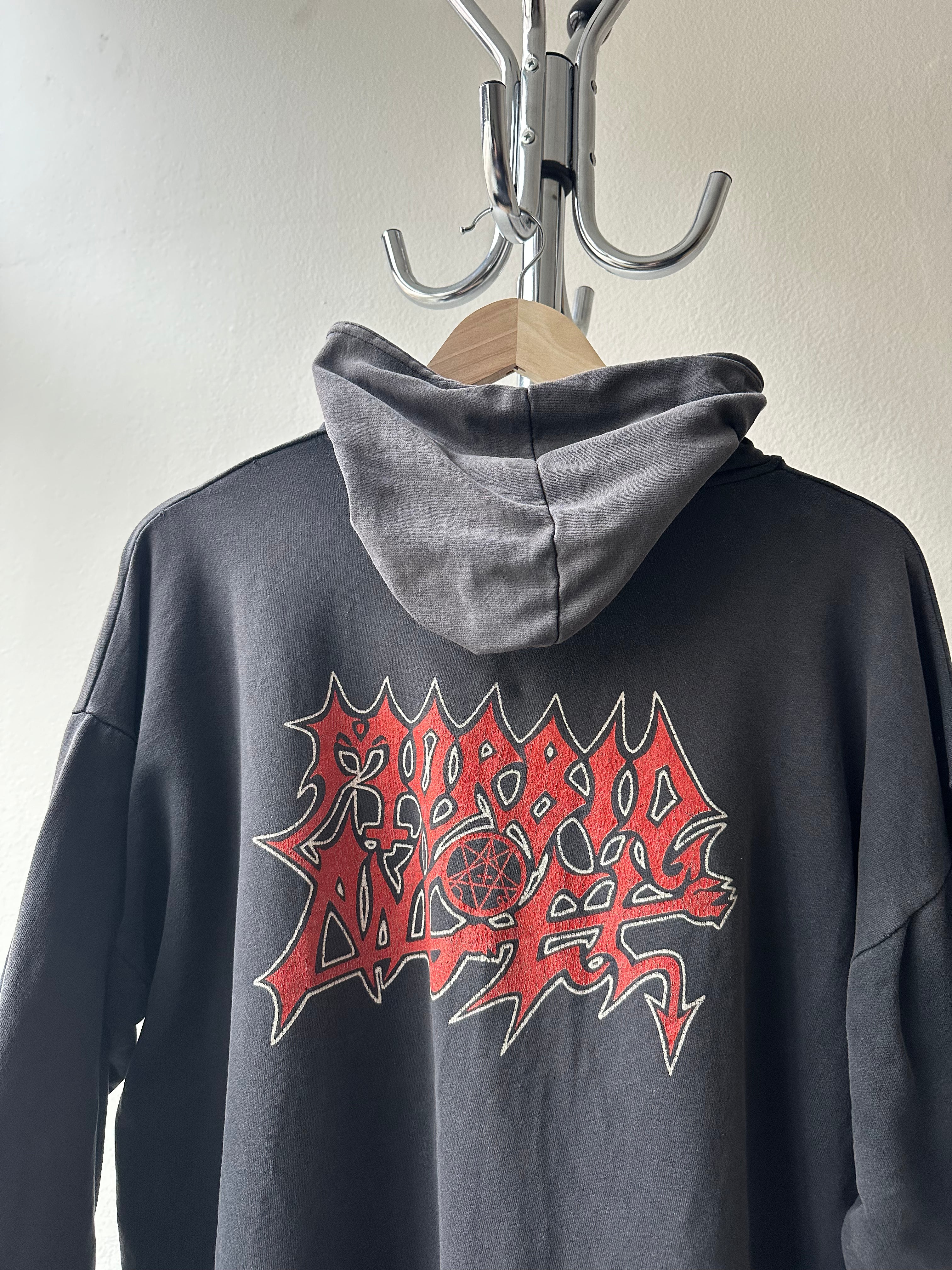 Vintage Morbid Angel “Gateway to Annihilation” 90s Hoodie - size XL