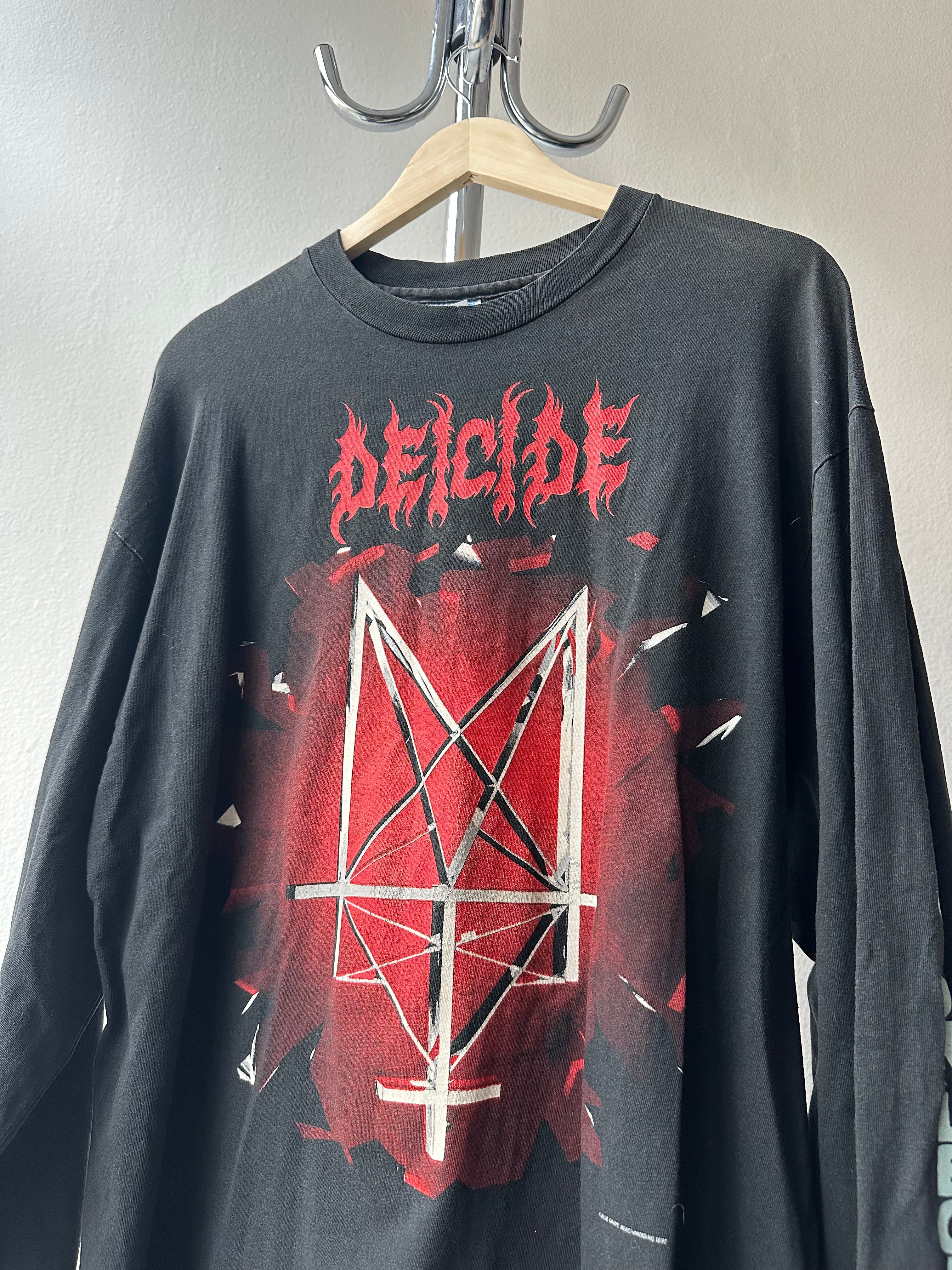 Vintage Deicide “End of God” 1992 Legions Longsleeve t-shirt - size XL