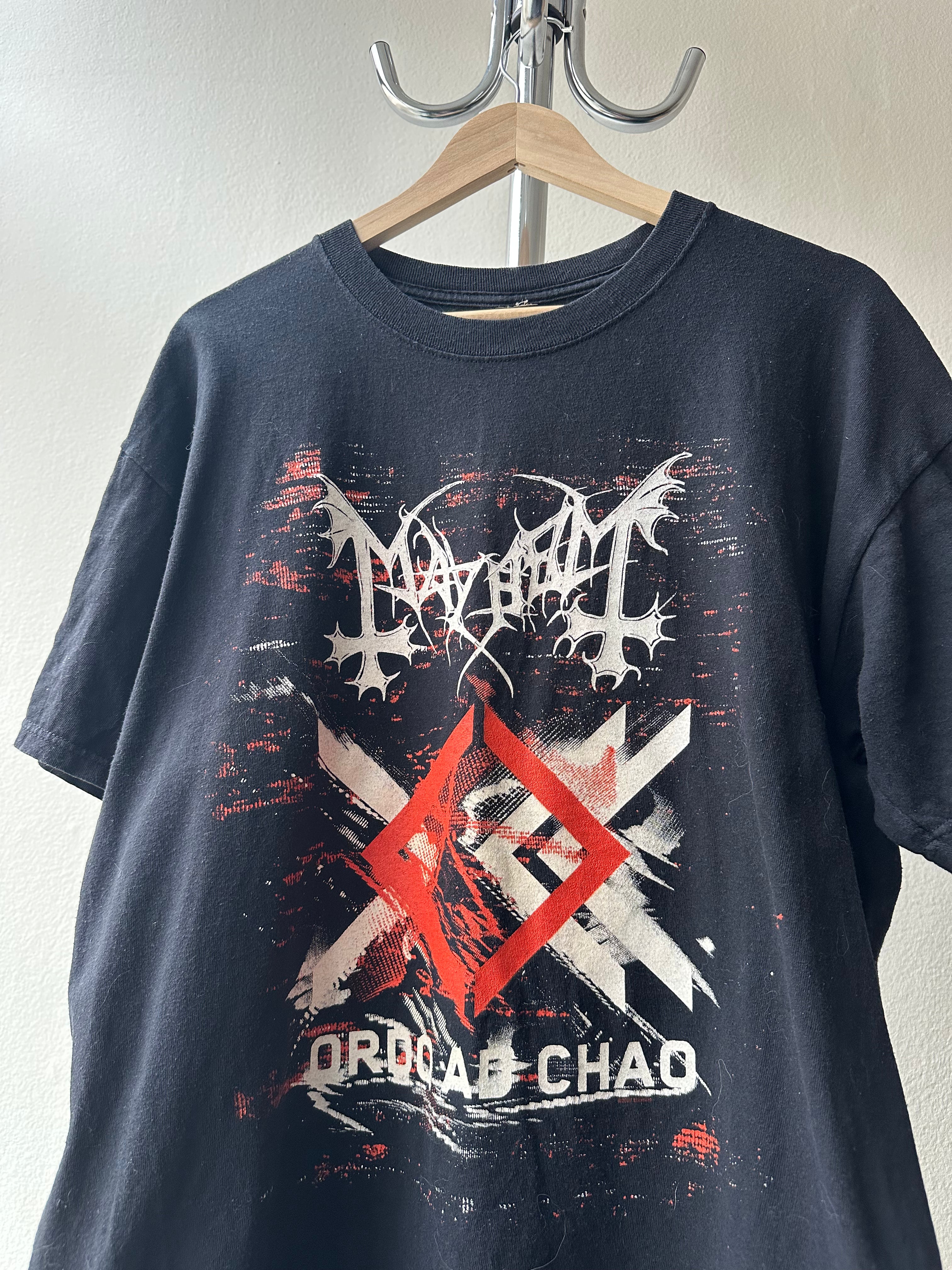 Vintage Mayhem “Ordo Ad Chao” 2007 T-shirt - size XL