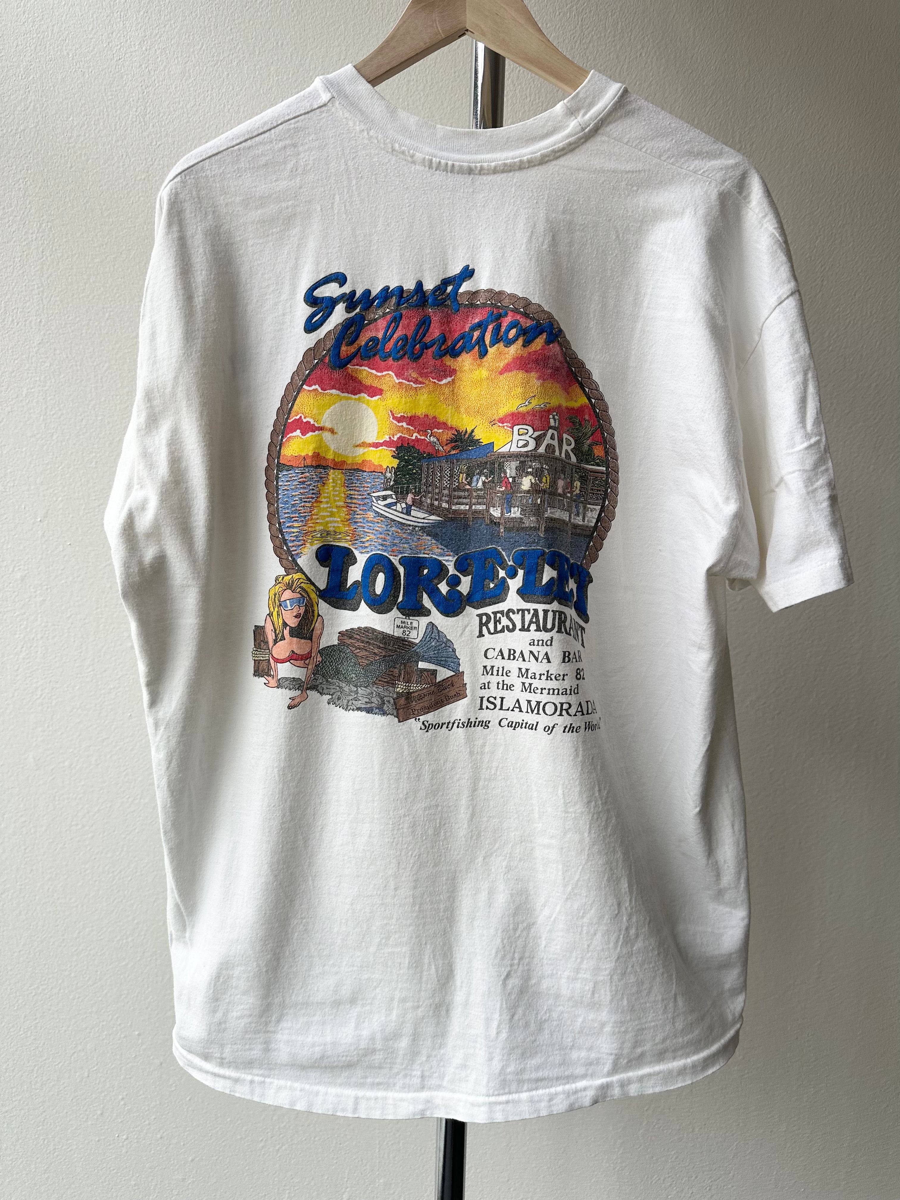 Vintage 1990s "Sunset Celebration" Pocket T-shirt - size XL