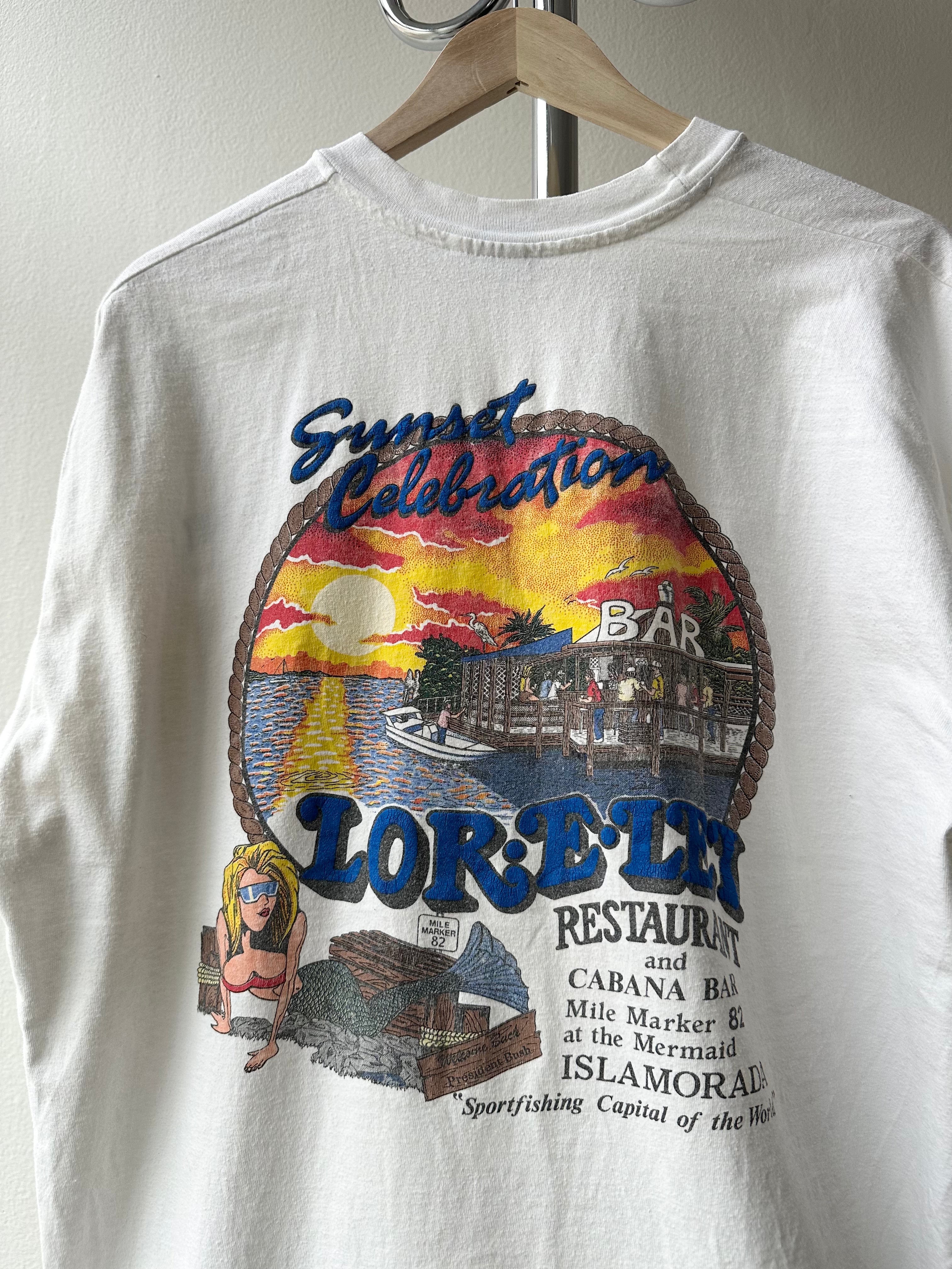 Vintage 1990s "Sunset Celebration" Pocket T-shirt - size XL