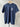 Vintage 1980s Navy "Junior" T-shirt - size L