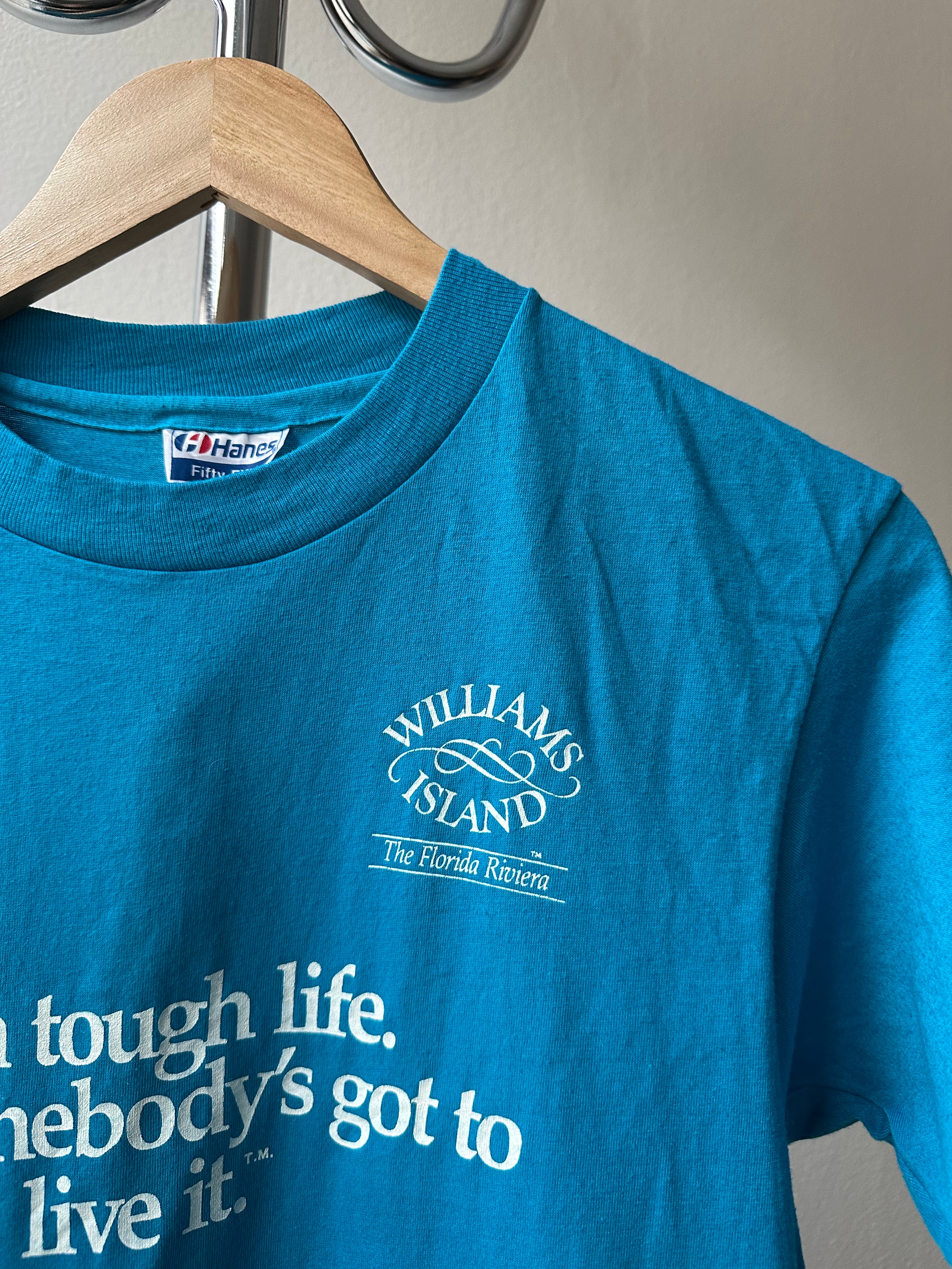 Vintage 1980s "Tough life" T-shirt - size M