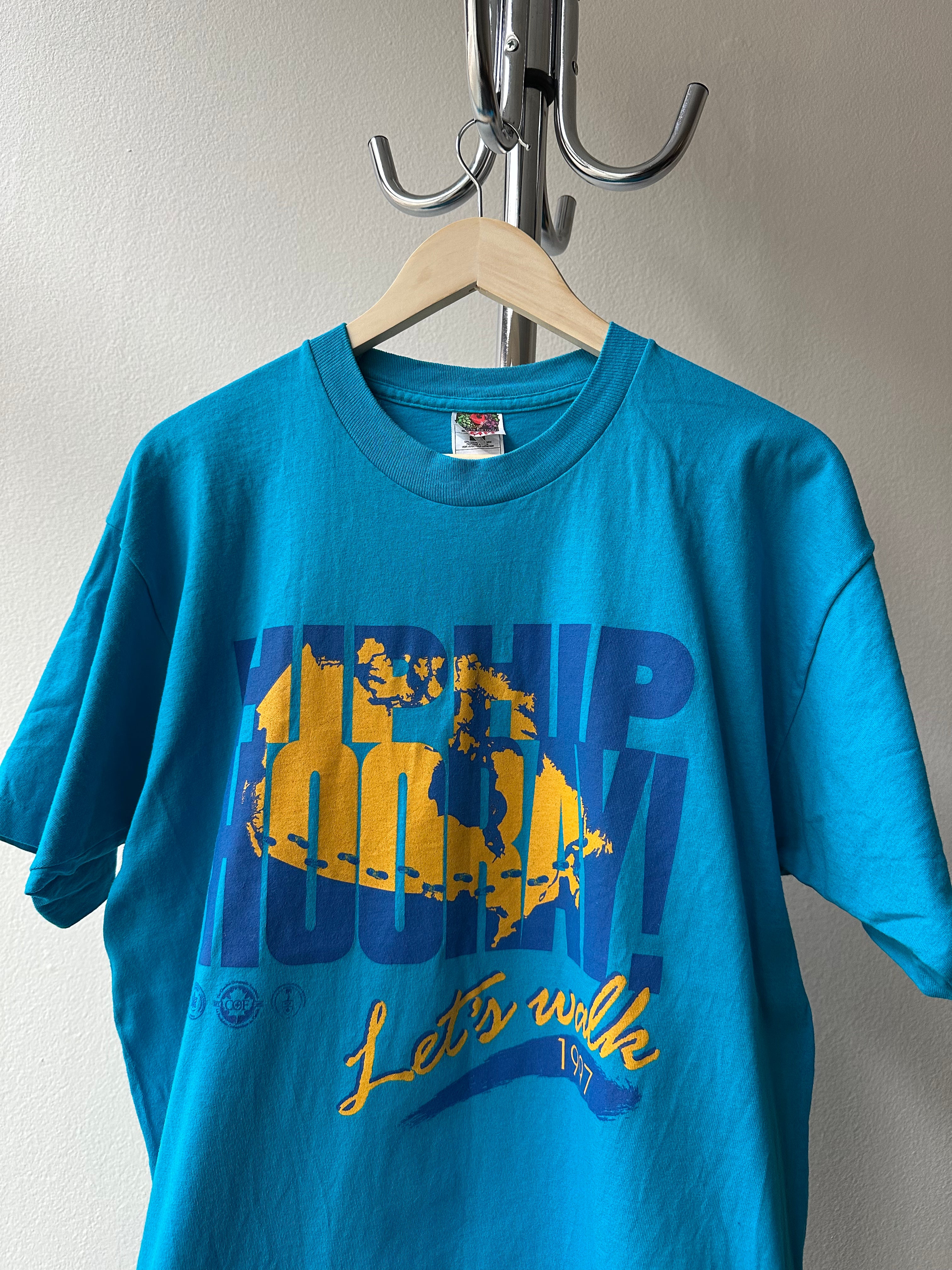 Vintage 1990s "Let's Walk" T-shirt - size XL