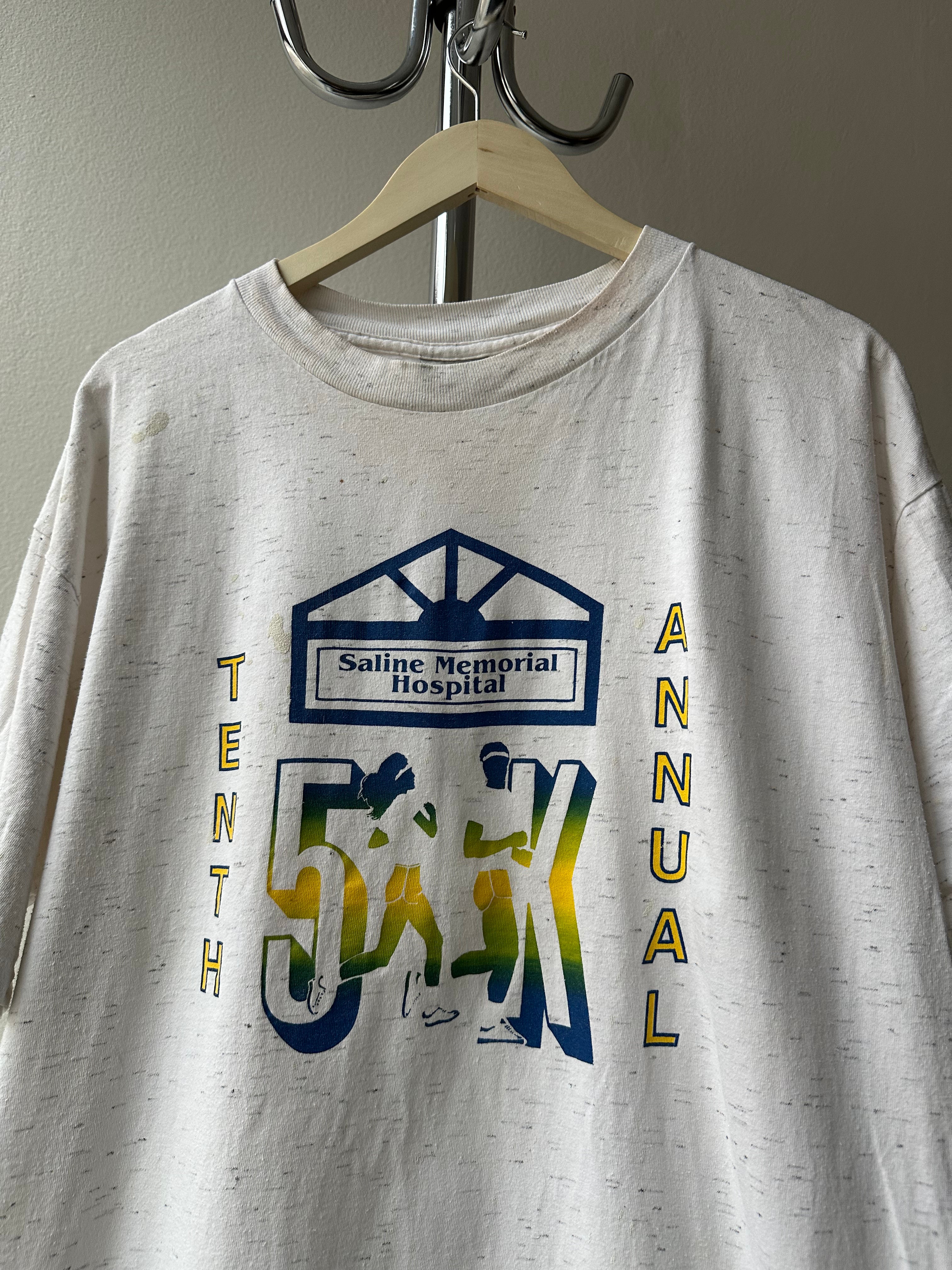 Vintage 1990s "Memorial Hospital Run" T-shirt - size XL