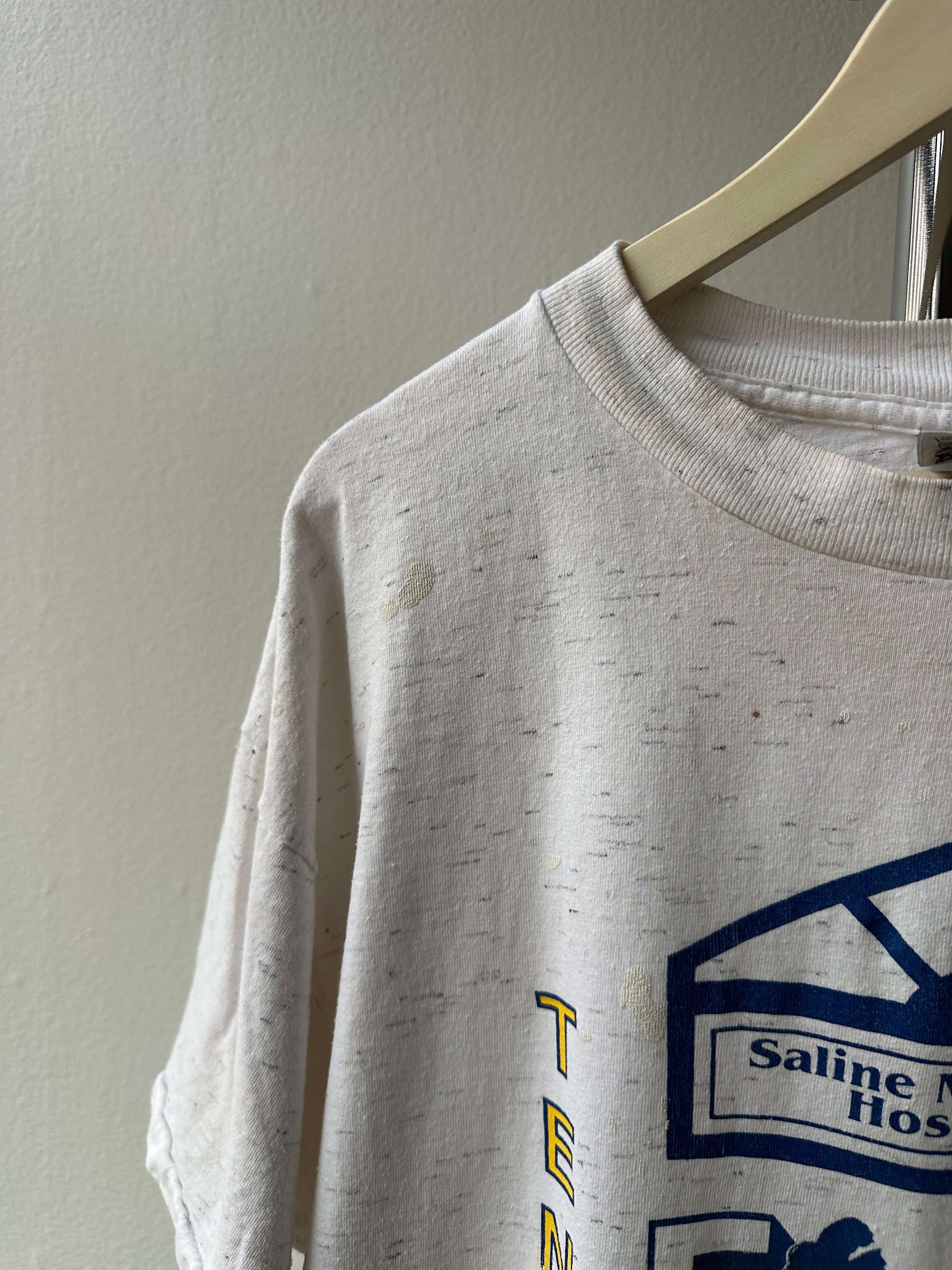 Vintage 1990s "Memorial Hospital Run" T-shirt - size XL