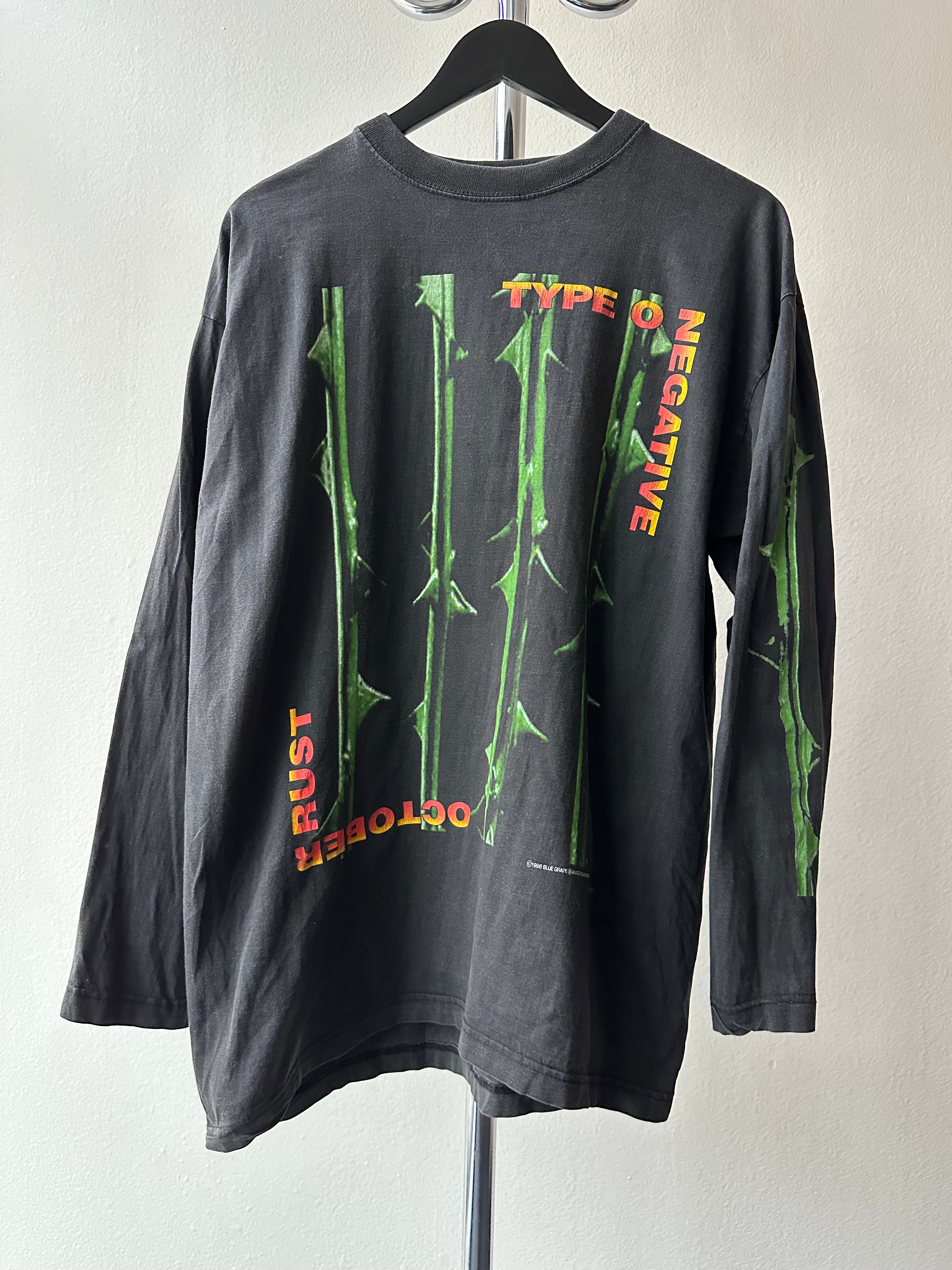 Vintage Type O Negative “October Rust” 1996 Longsleeve Tee - size XL