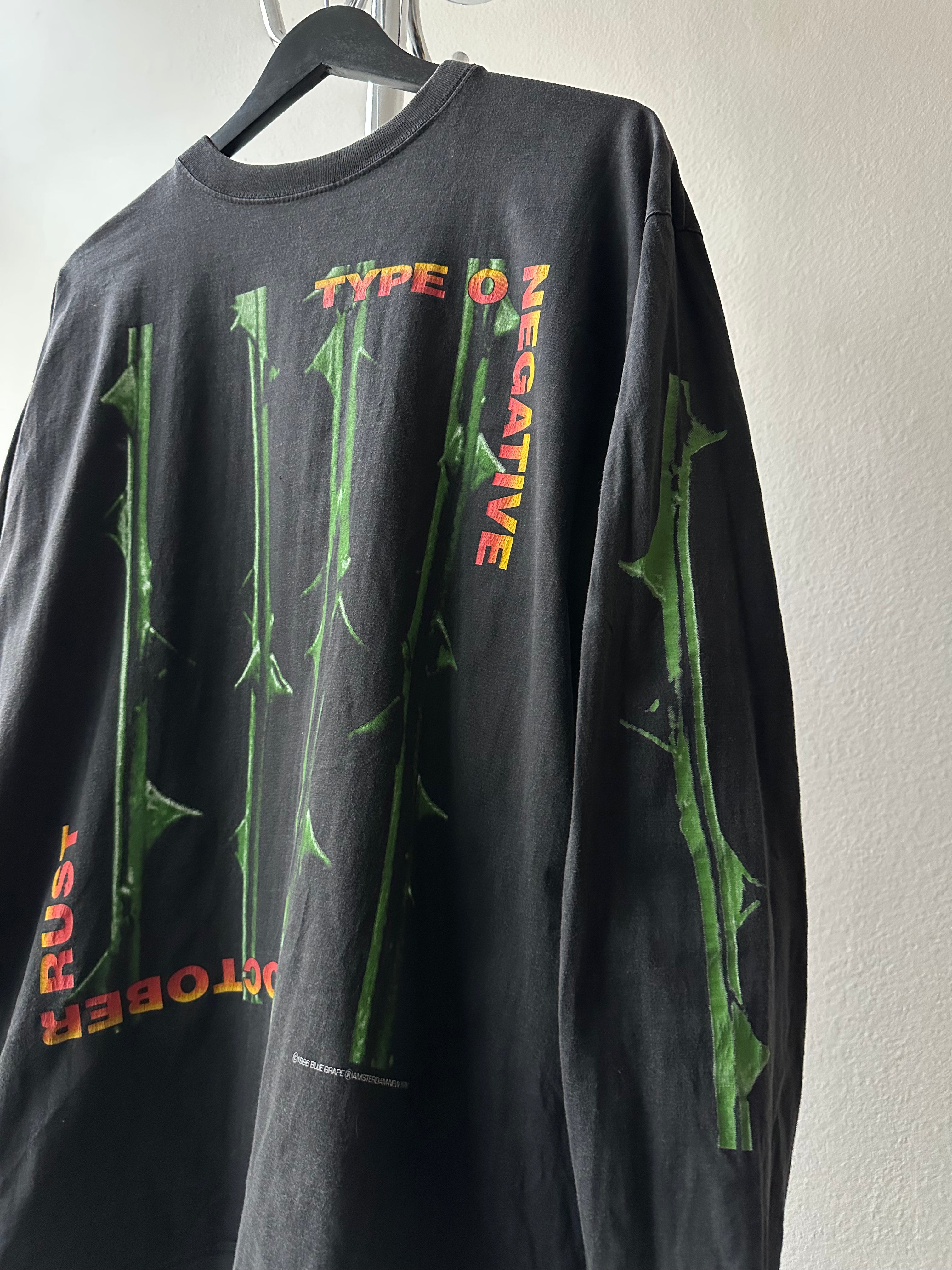 Vintage Type O Negative “October Rust” 1996 Longsleeve Tee - size XL