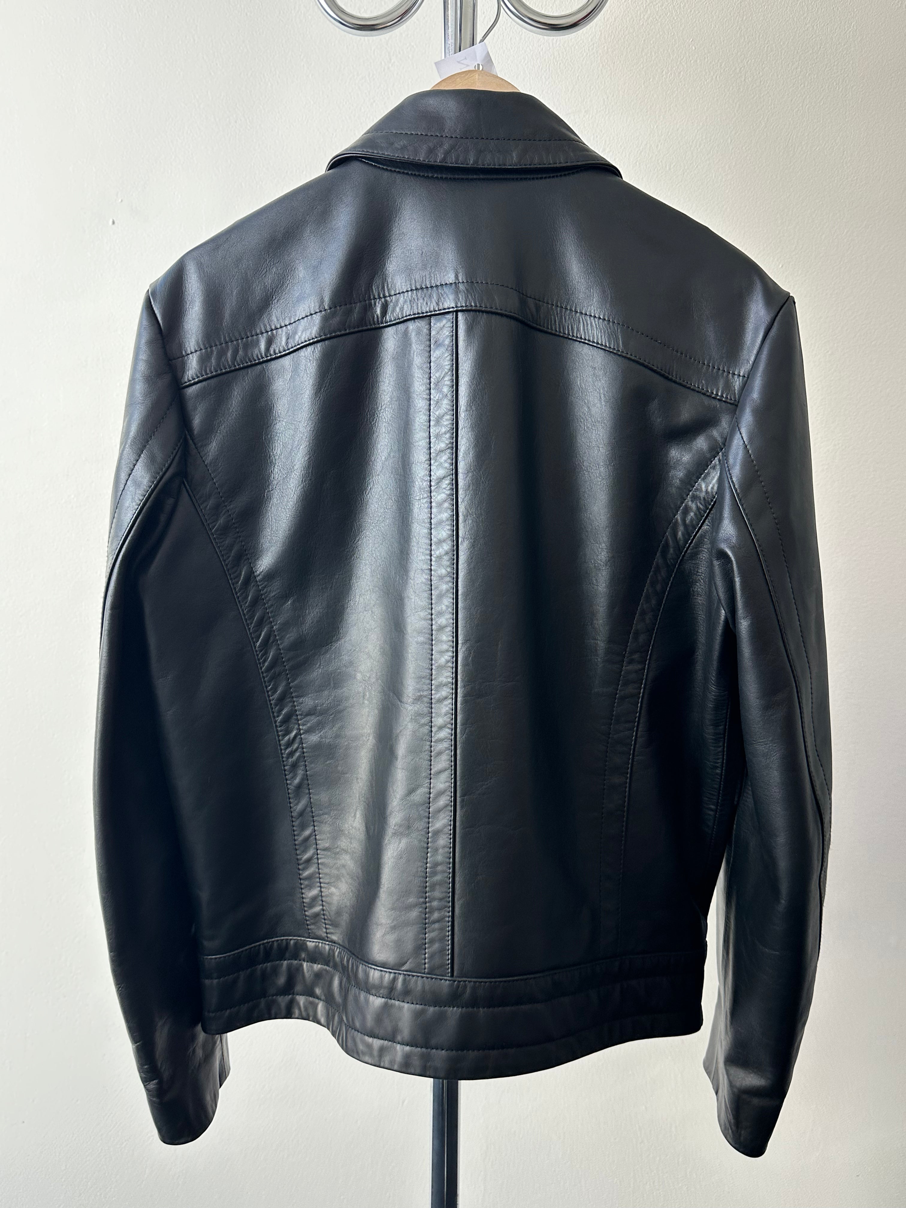 Diesel "Café Racer" Leather Jacket - size M