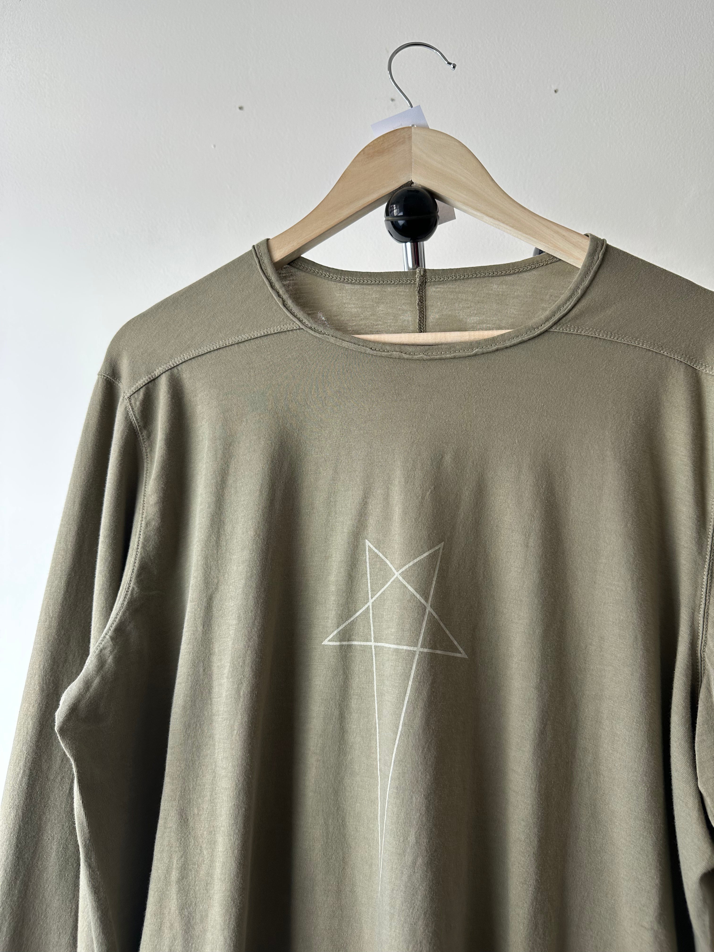 Rick Owens "Pentagram" Longsleeve T-shirt - size L