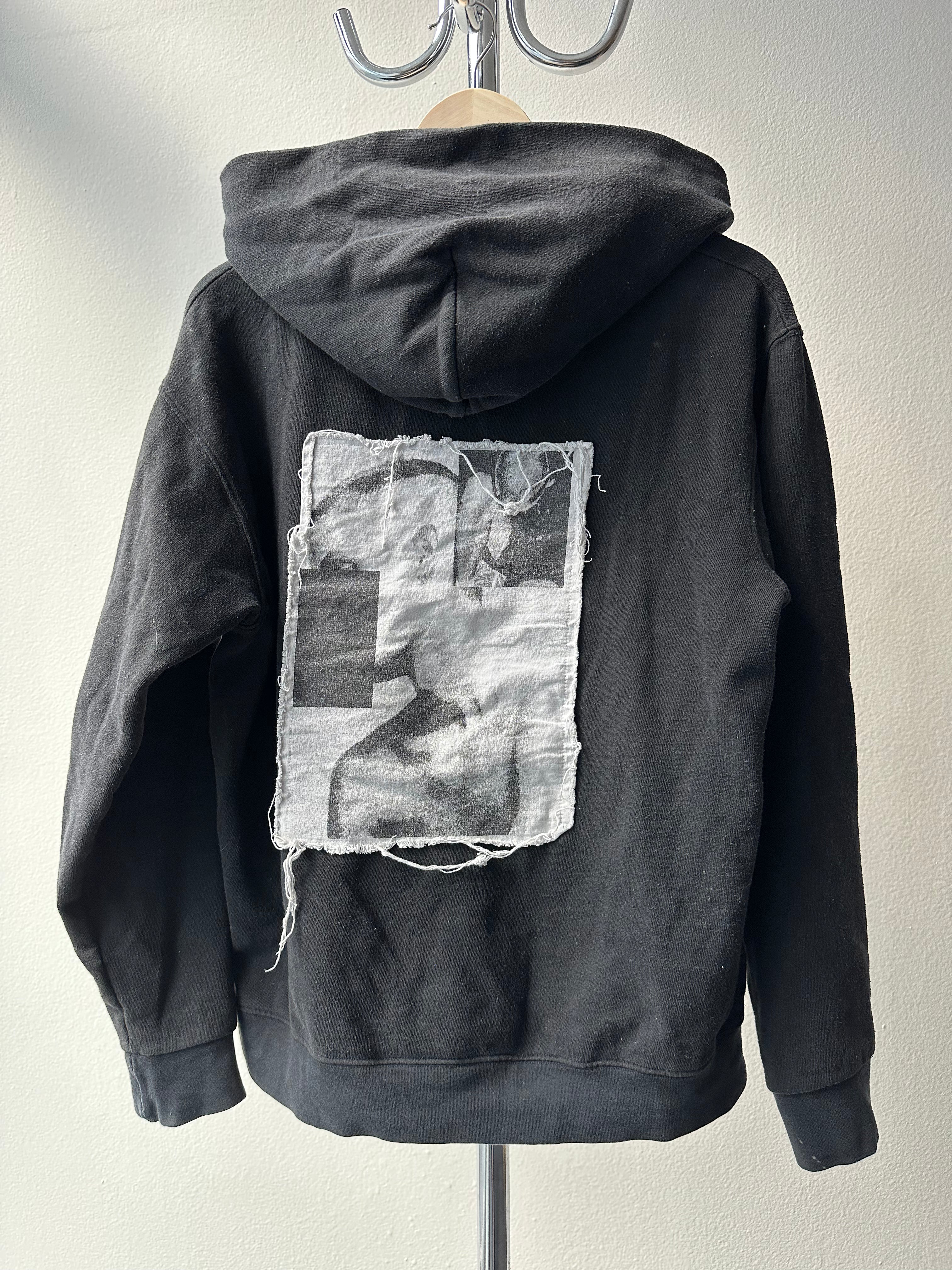Heliot Emil AW19 “Double Layered Distressed” Hoodie - size L