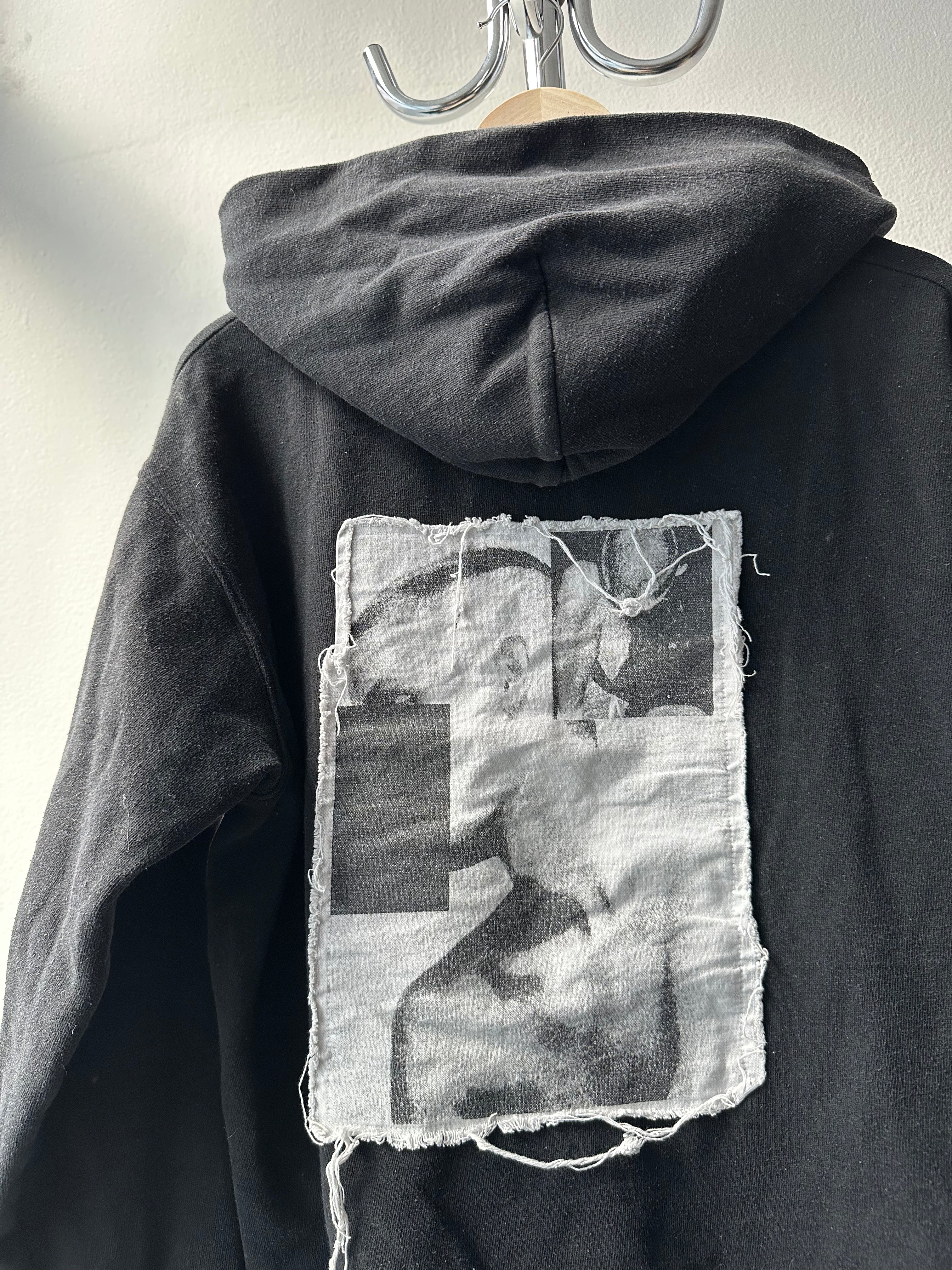Heliot Emil AW19 “Double Layered Distressed” Hoodie - size L