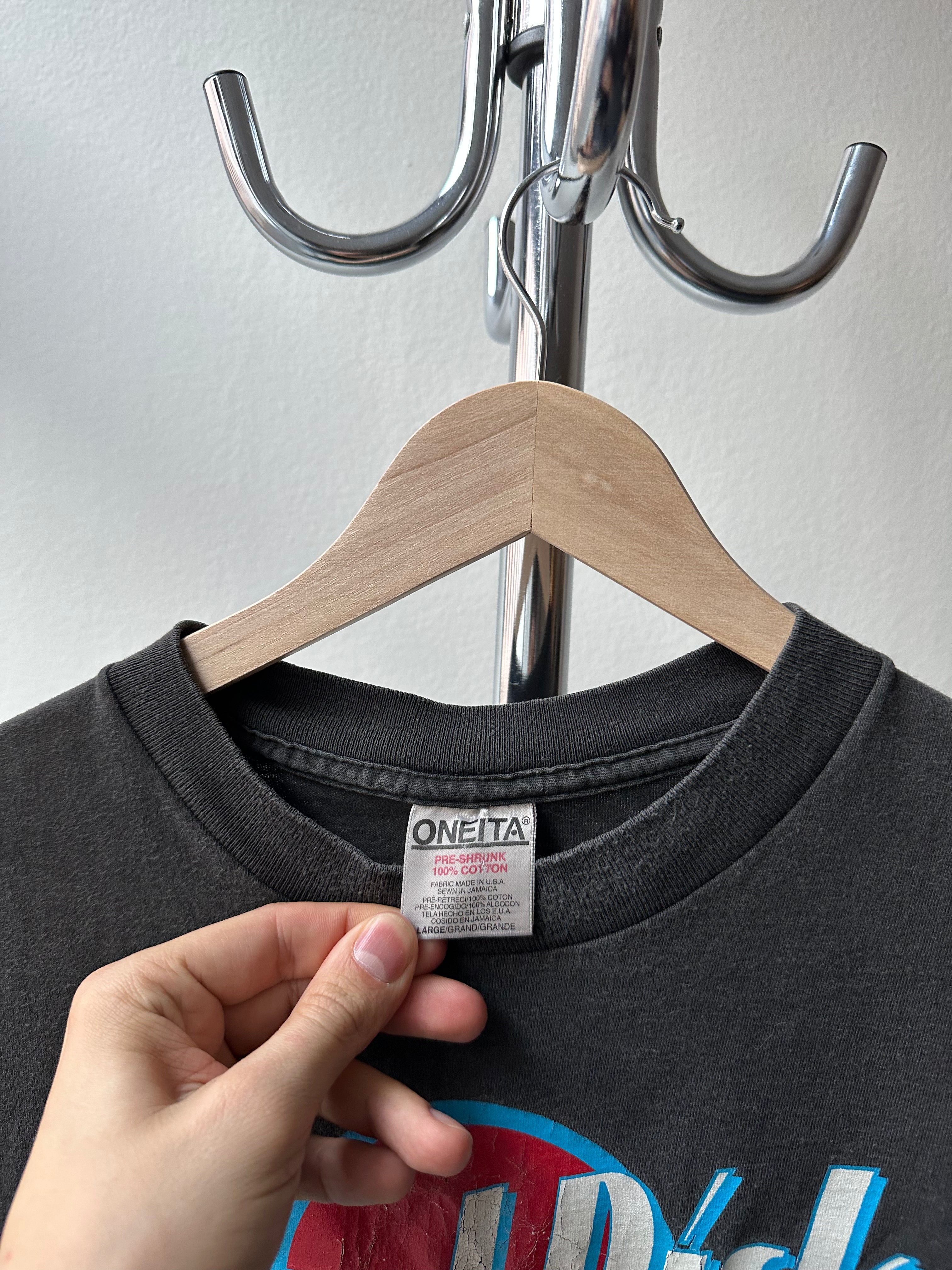 Vintage 1990s "Hard Disk Café" T-shirt - size L