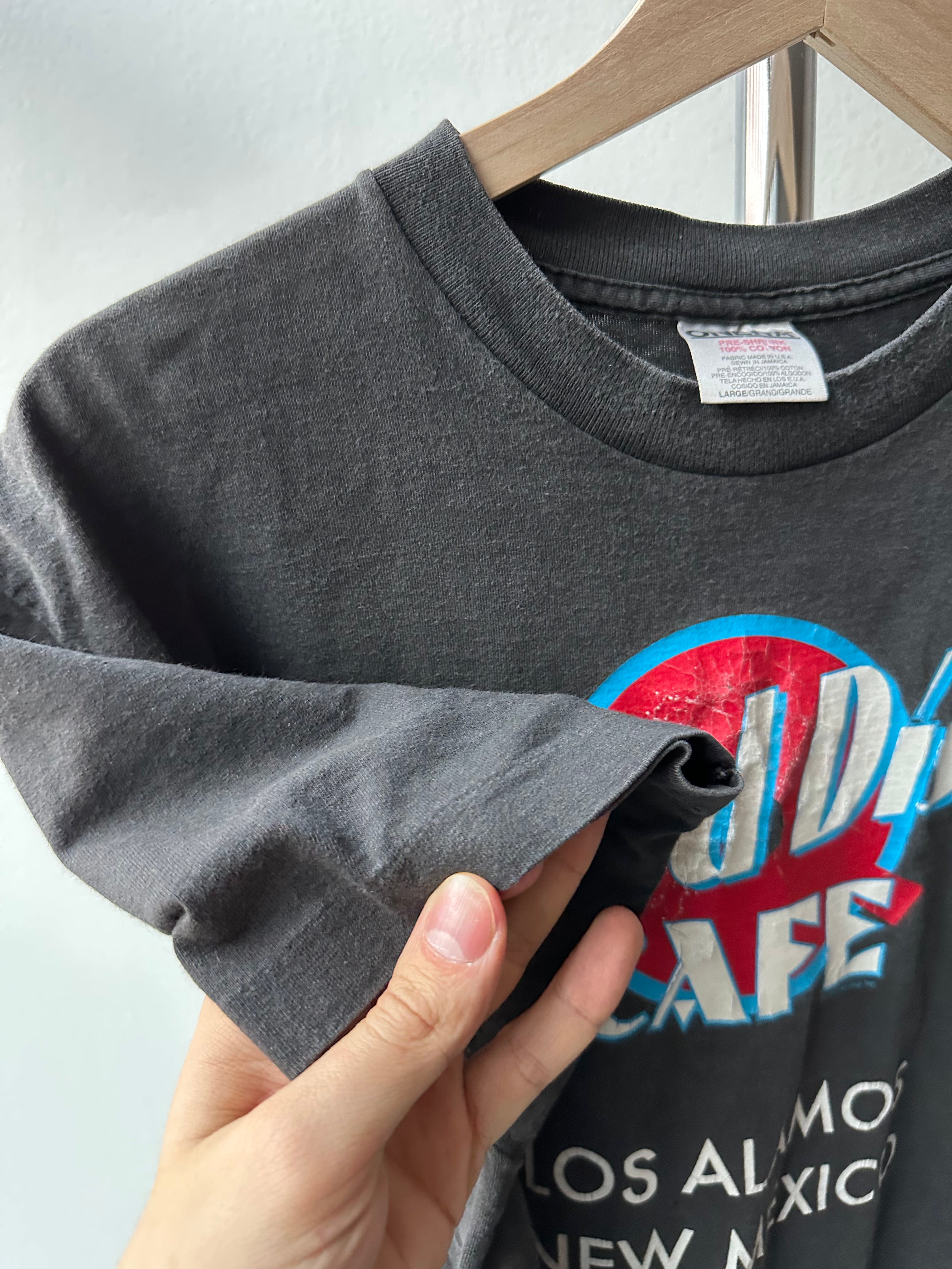 Vintage 1990s "Hard Disk Café" T-shirt - size L