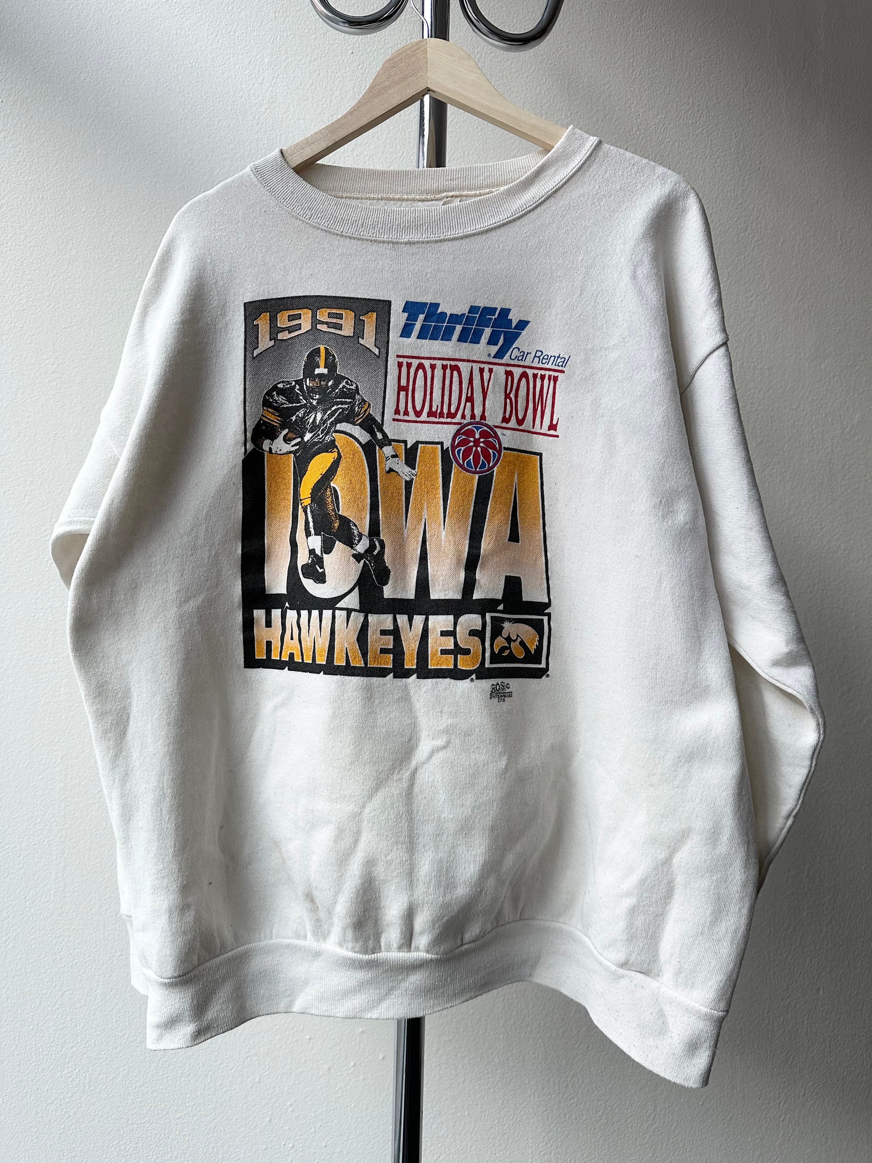 Vintage 1990s "IOWA Hawkeyes" Crewneck - size XL