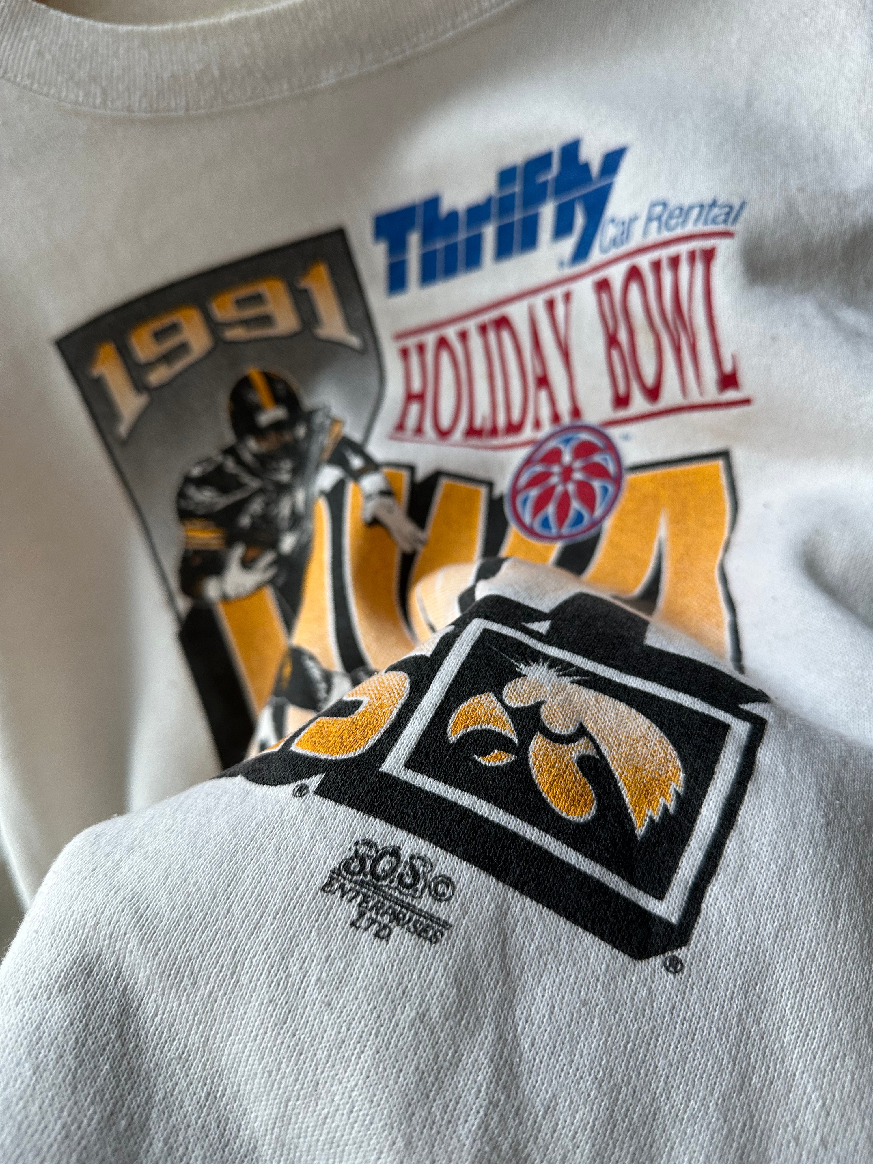 Vintage 1990s "IOWA Hawkeyes" Crewneck - size XL