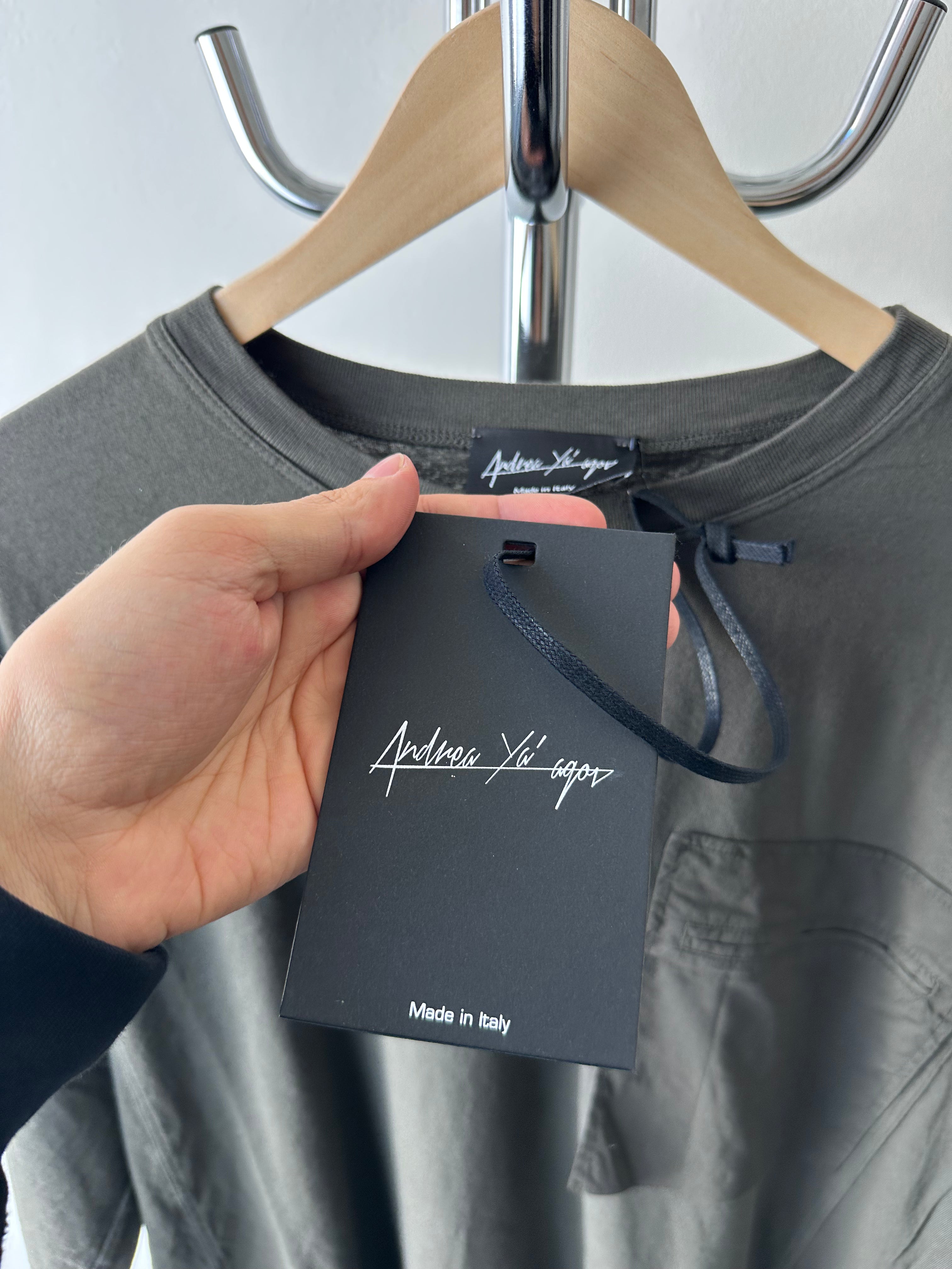 Andrea Ya’aqov Pocket T-Shirt - size L