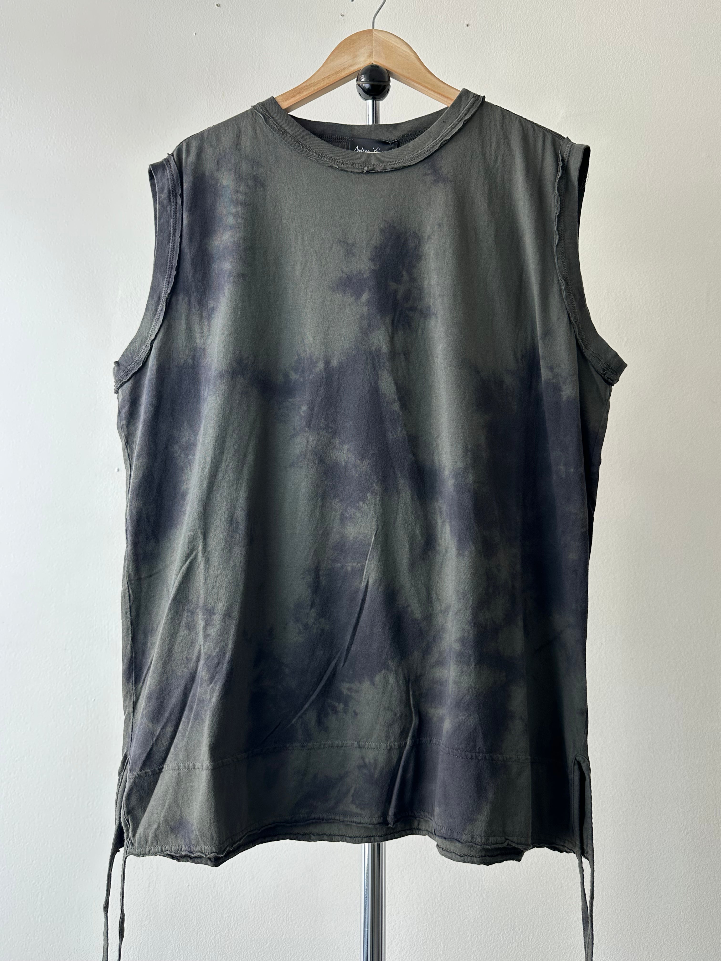 Andrea Ya’aqov Tie-Dye Laces Tank Top - size L