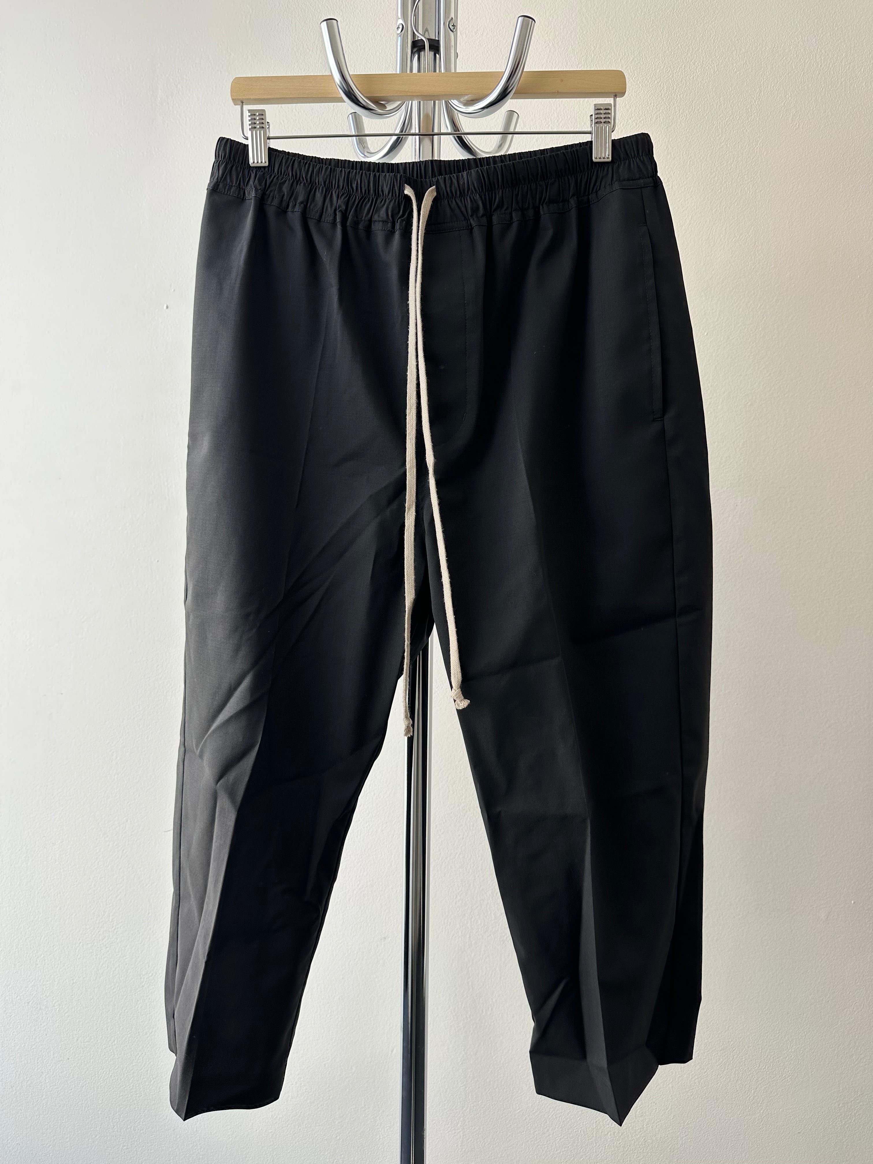 Rick Owens FW19 Larry Wool Blend Cropped Astaire Pants - size M