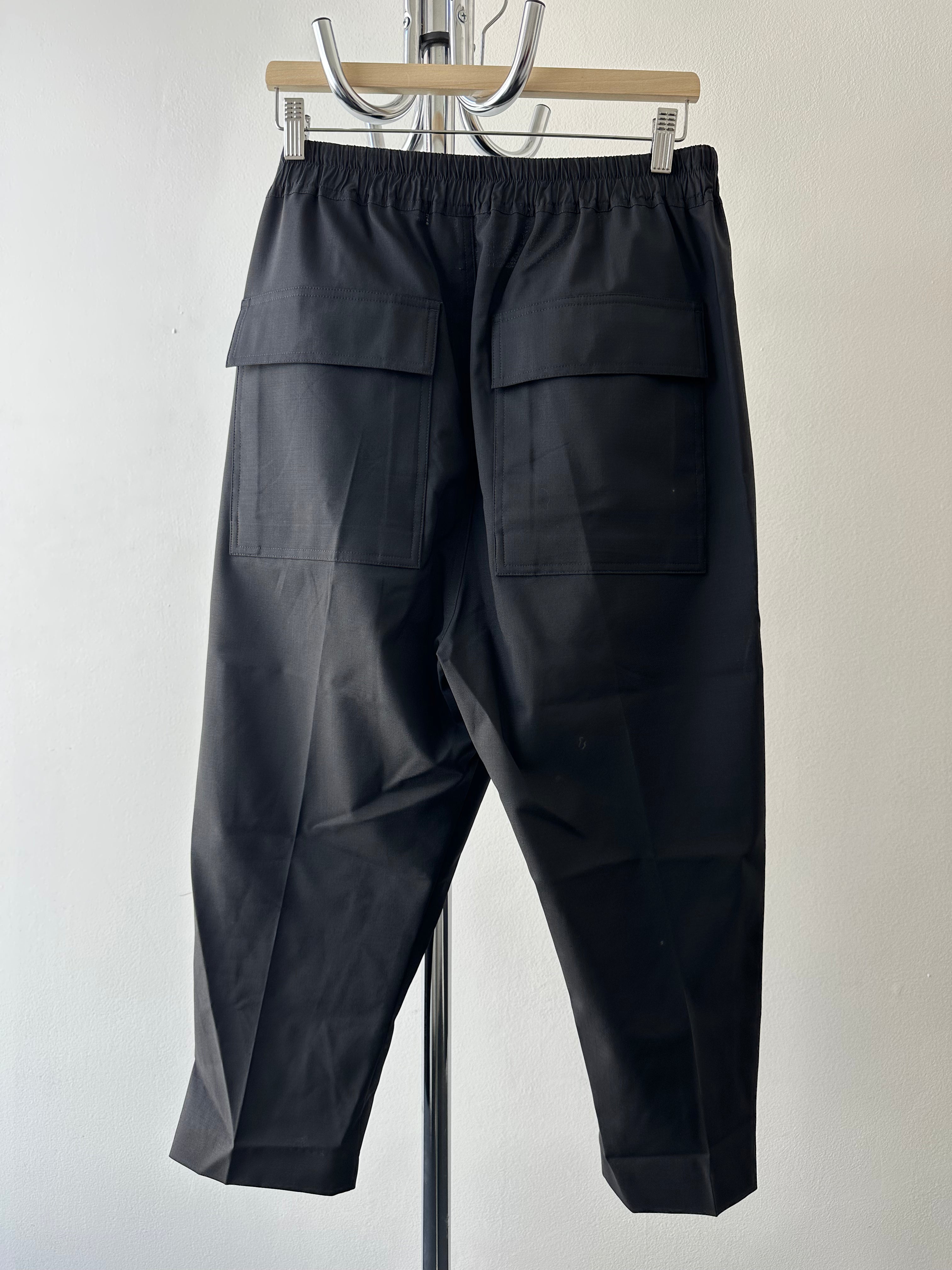 Rick Owens FW19 Larry Wool Blend Cropped Astaire Pants - size M
