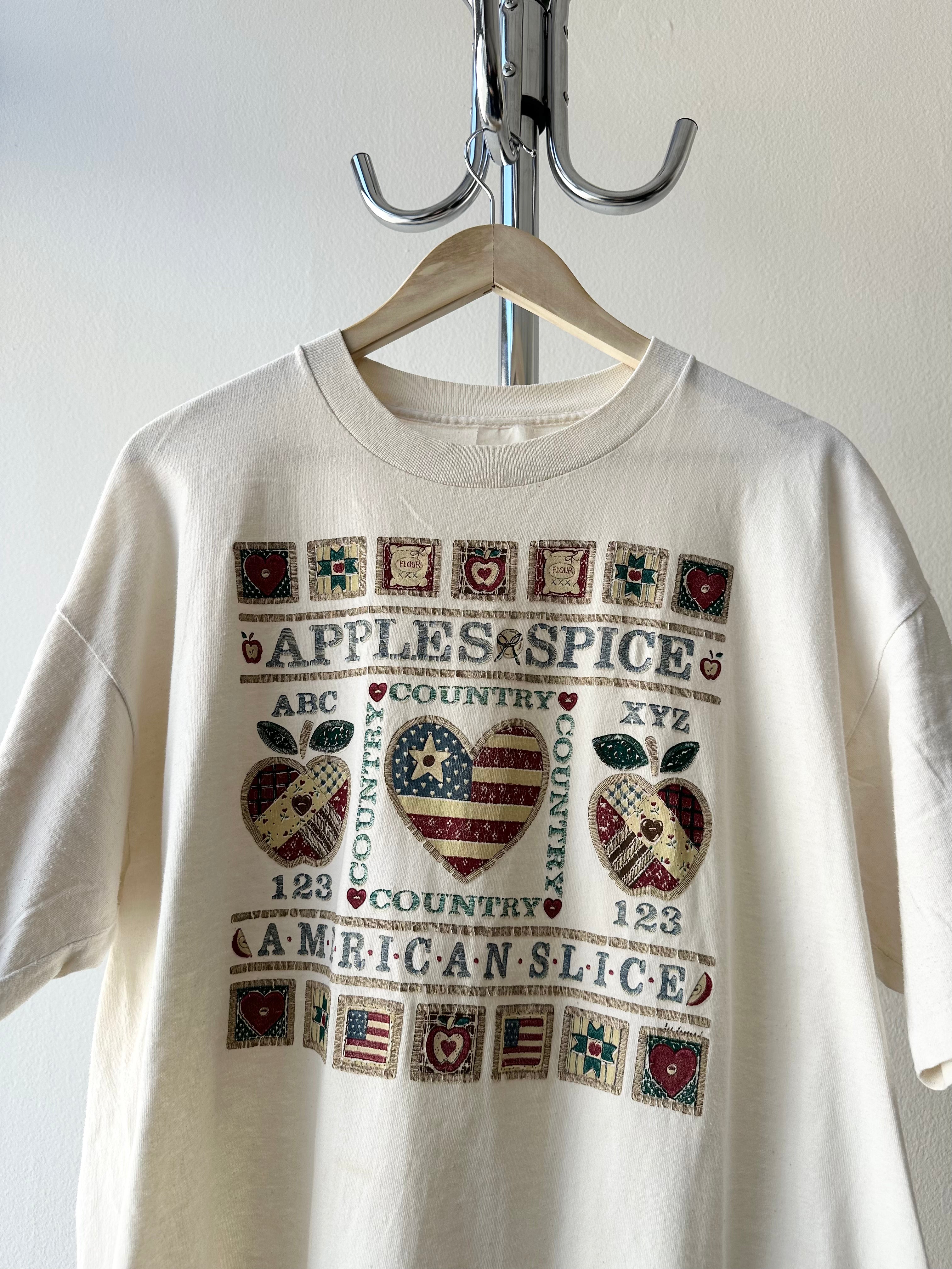 Vintage 1990s "Apple Pie" T-shirt - size XL