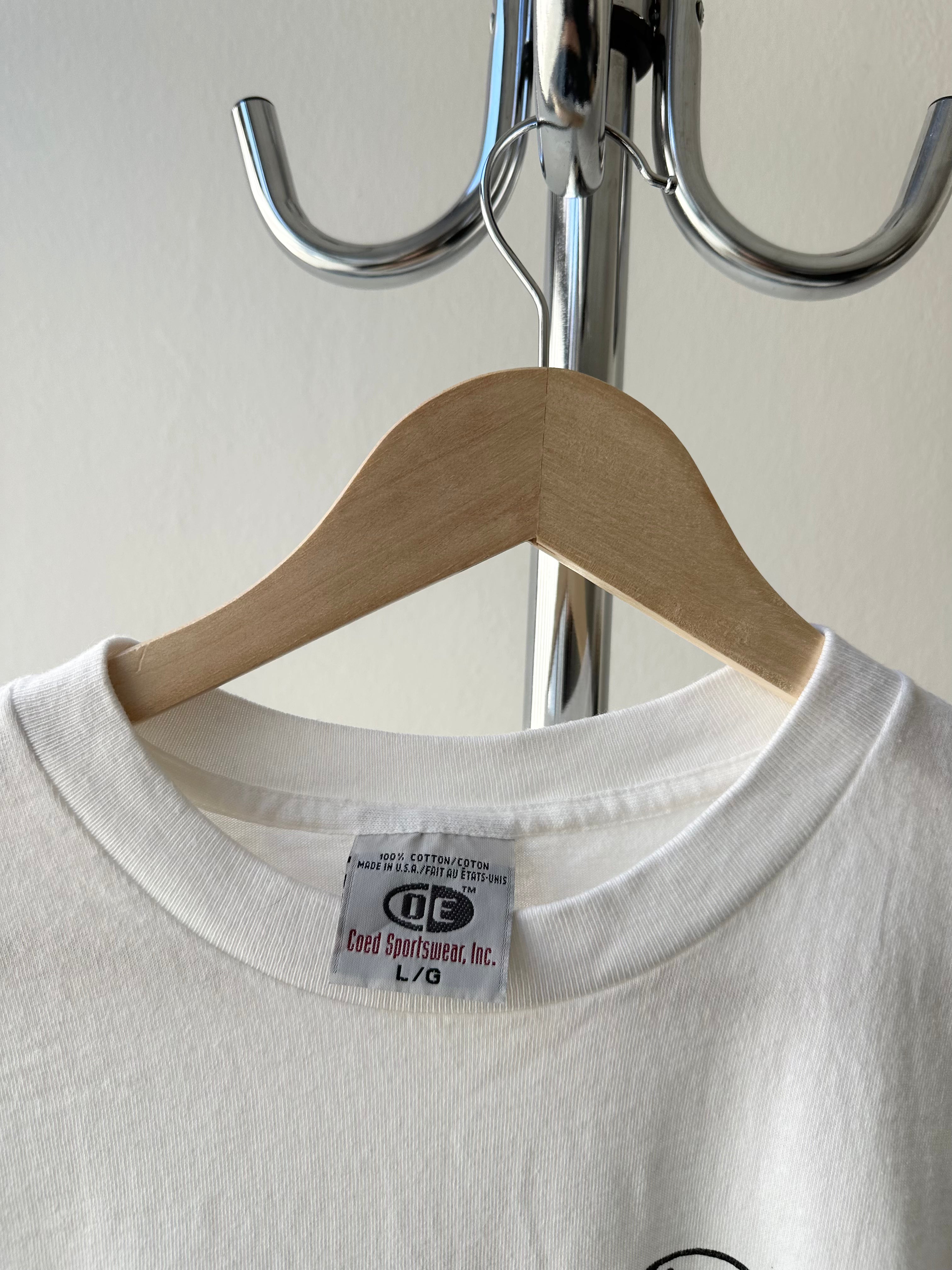 Vintage 1990s "Saltspray Rose" Flower t-shirt - size L
