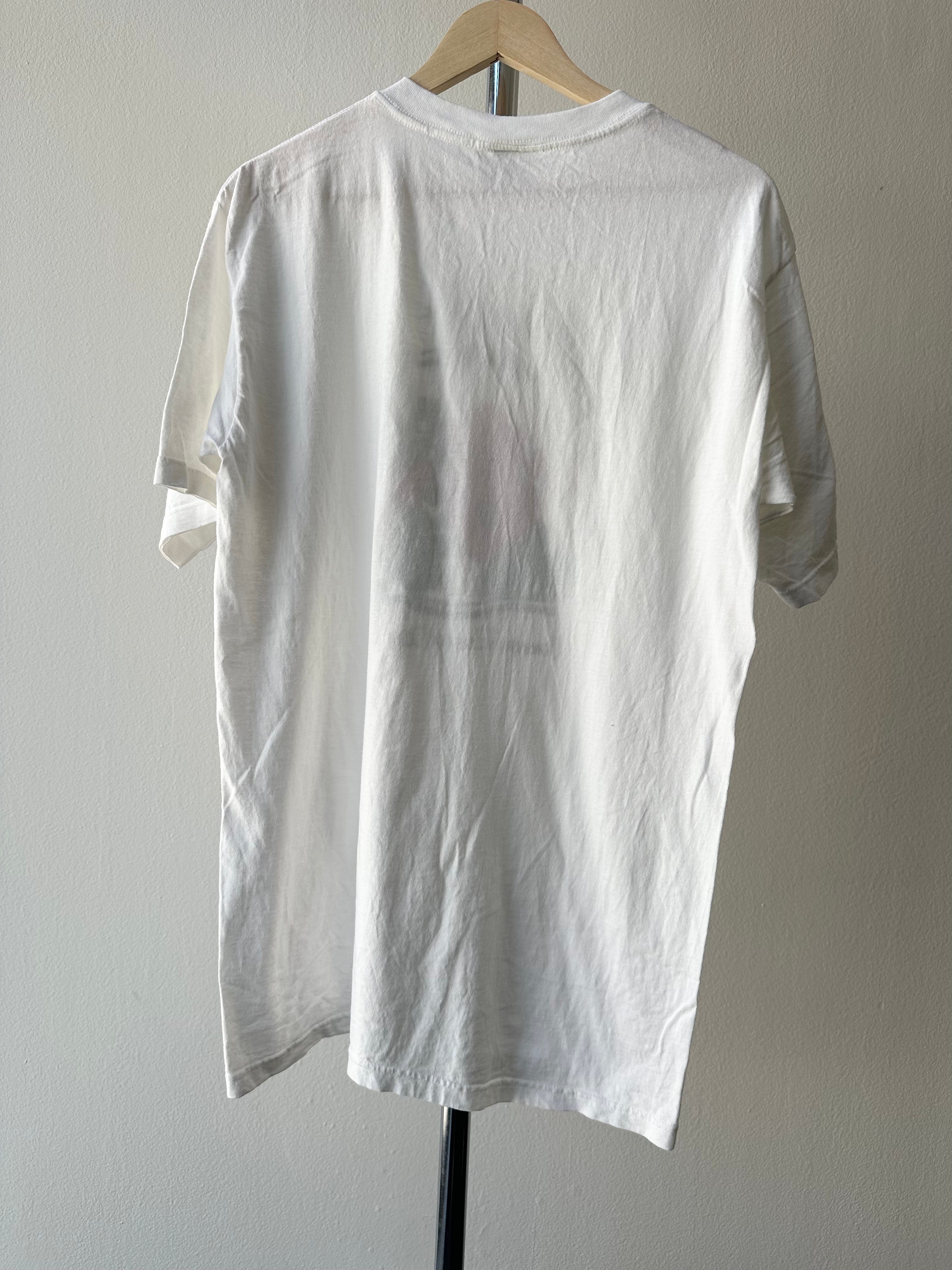 Vintage 1990s "Saltspray Rose" Flower t-shirt - size L