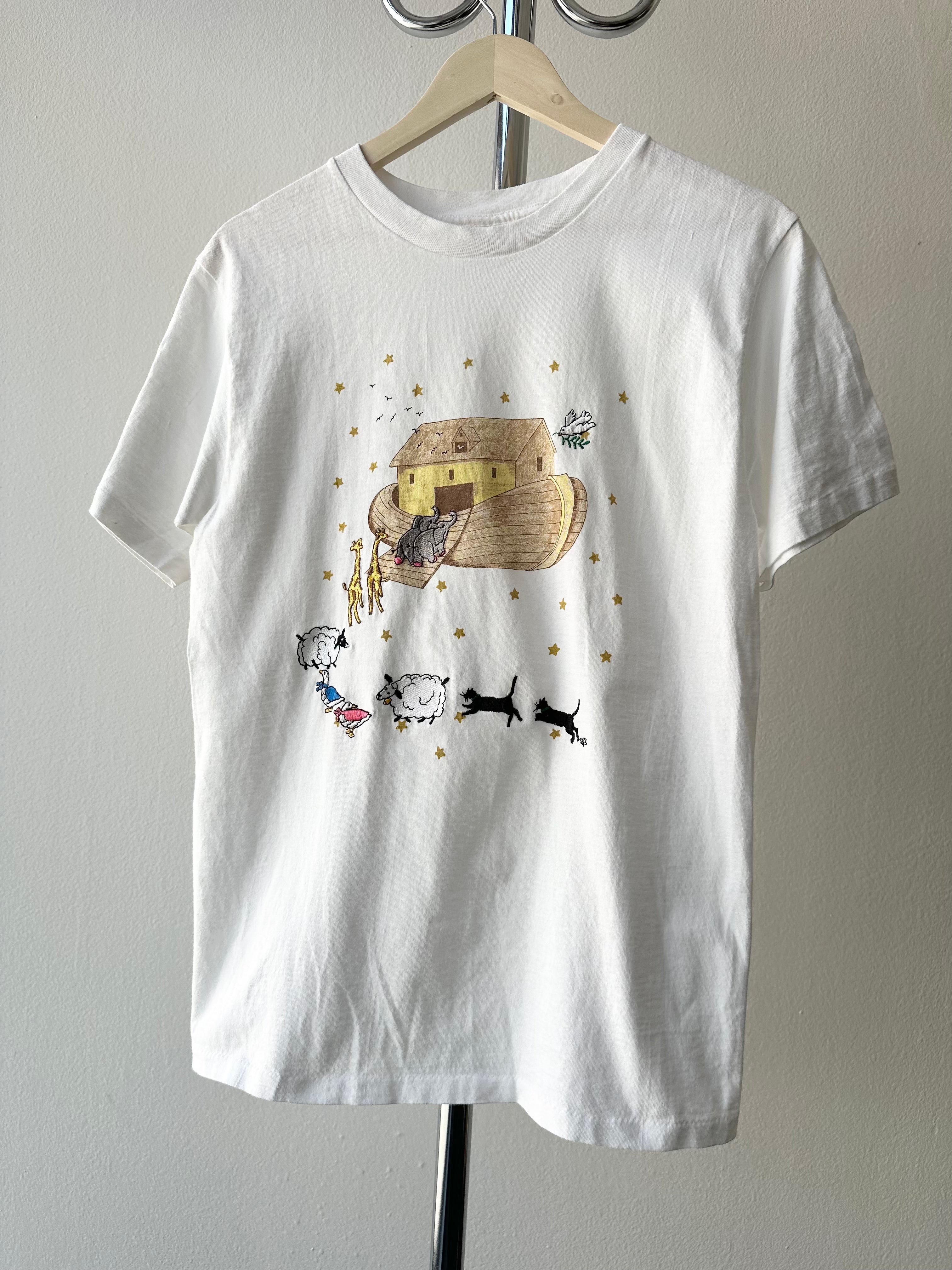 Vintage 1990s "Noah's Ark" Bible T-shirt - size M