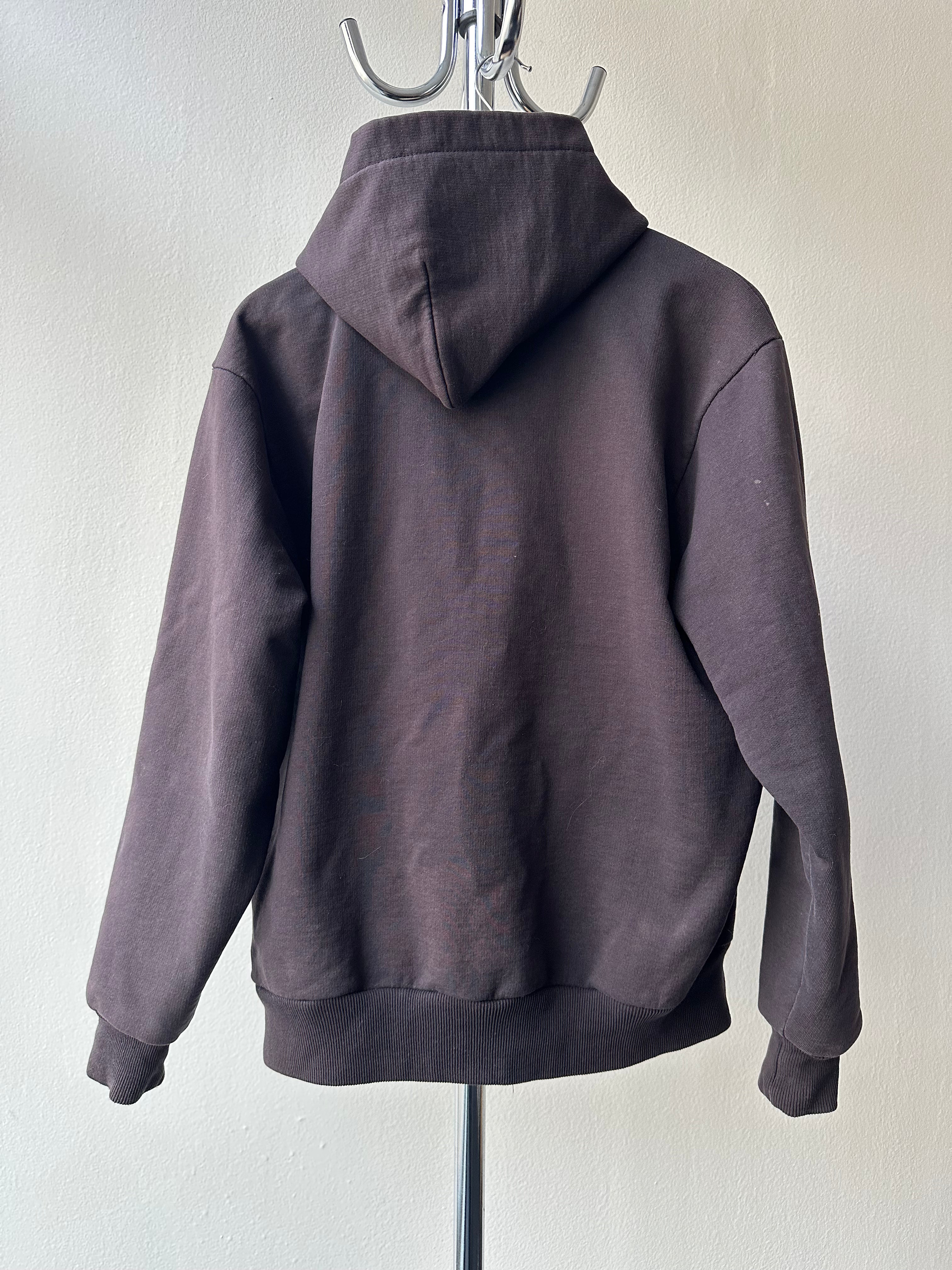 Vintage 1990s Carhartt Thrashed Zip-Up Hoodie - size M/L