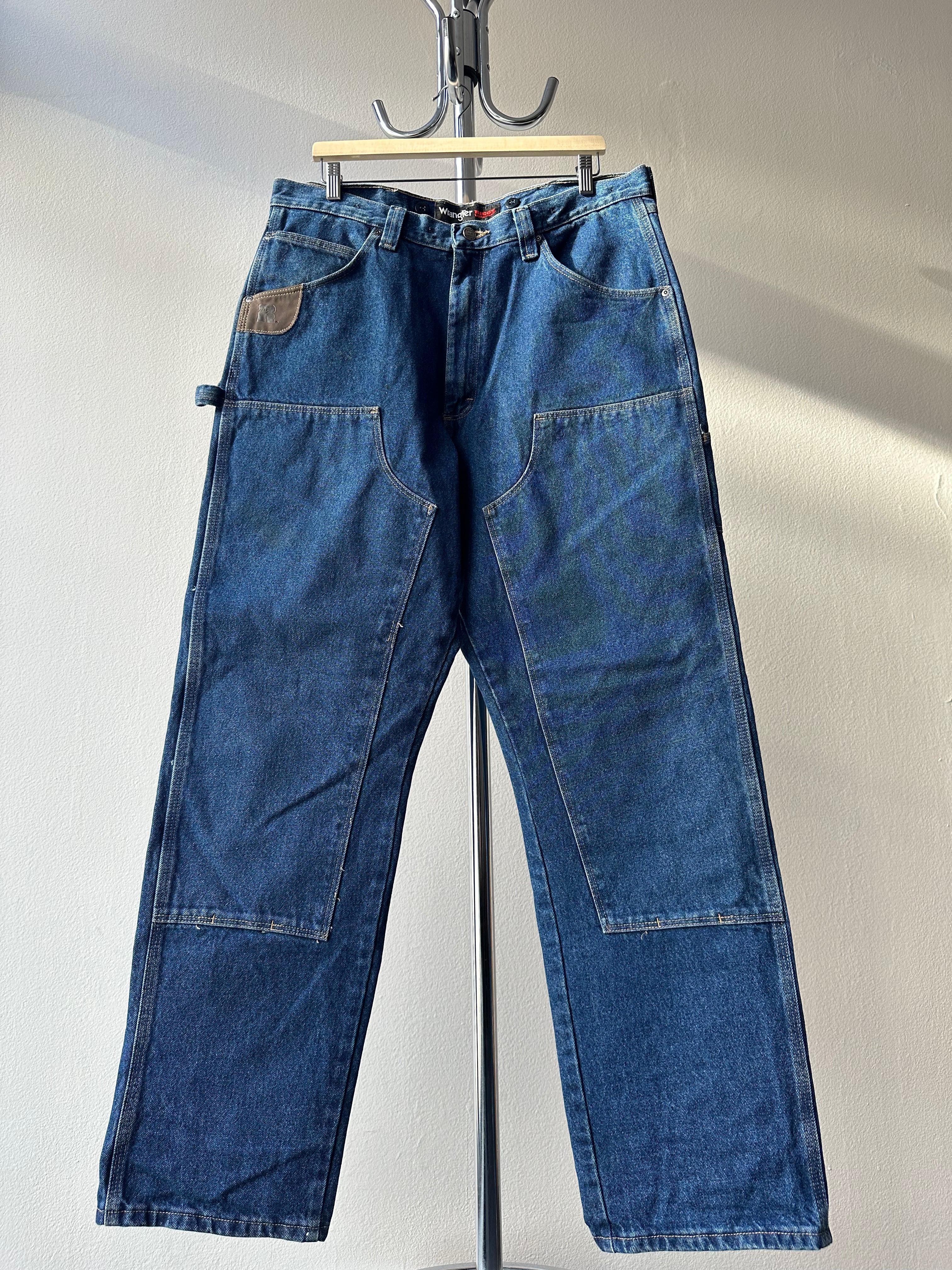 Vintage Wrangler "Riggs Workwear" Double Knee Pants - 36x34
