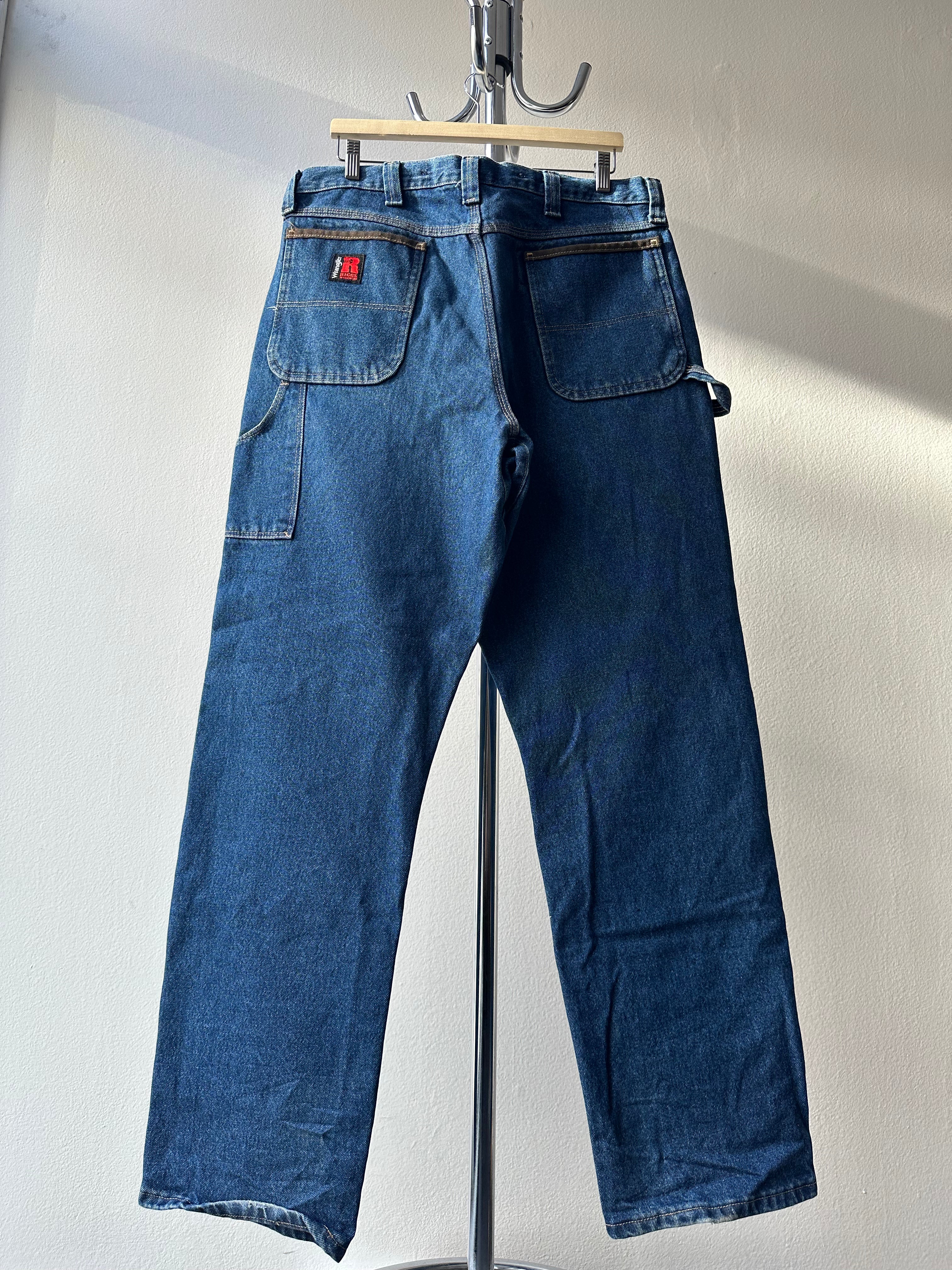 Vintage Wrangler "Riggs Workwear" Double Knee Pants - 36x34